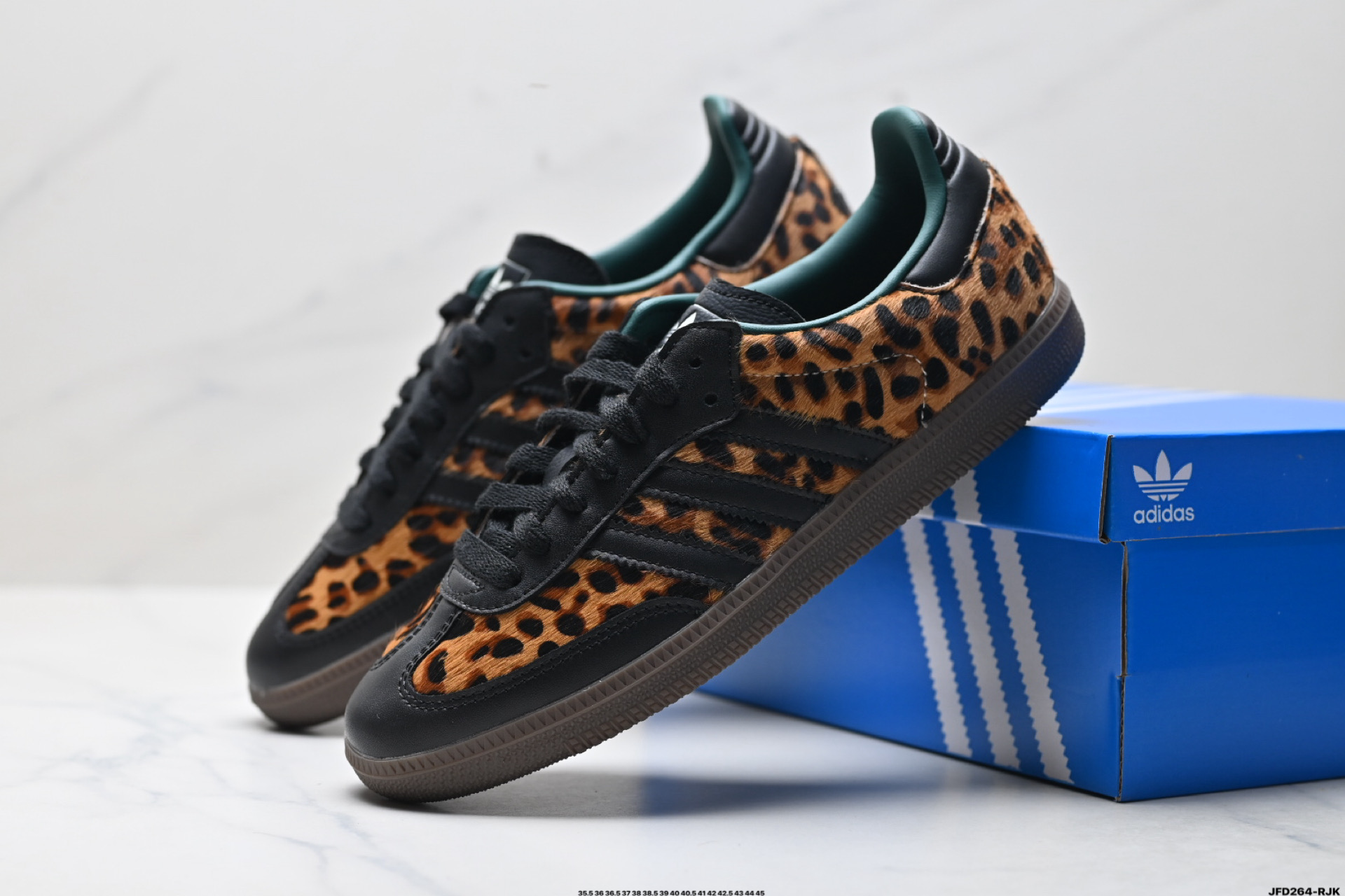 Adidas Originals Samba OG 阿迪达斯三叶草 桑巴舞系列绅士德训足球风百搭低帮休闲运动板鞋 JI2735