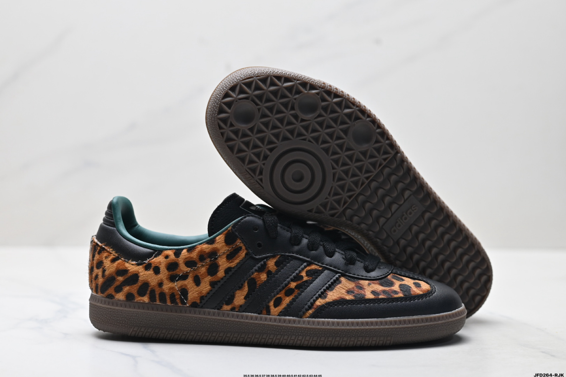 Adidas Originals Samba OG 阿迪达斯三叶草 桑巴舞系列绅士德训足球风百搭低帮休闲运动板鞋 JI2735