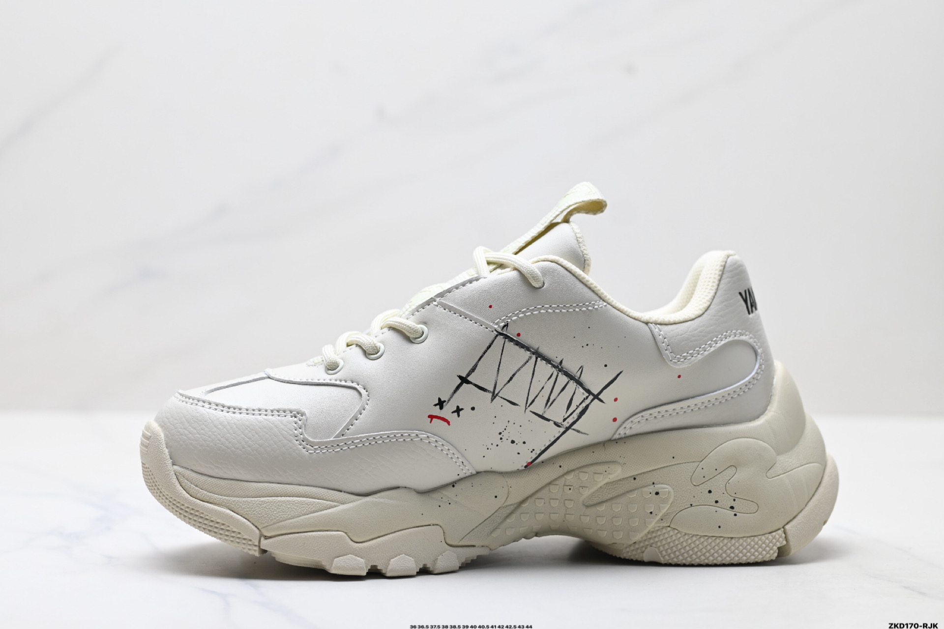 MLB BIGBALL CHUNKY PIXEL ‘DIY定制’ 简约时尚 百搭 包裹性保暖防滑防水减震 低帮 板鞋 3ASXCA12N