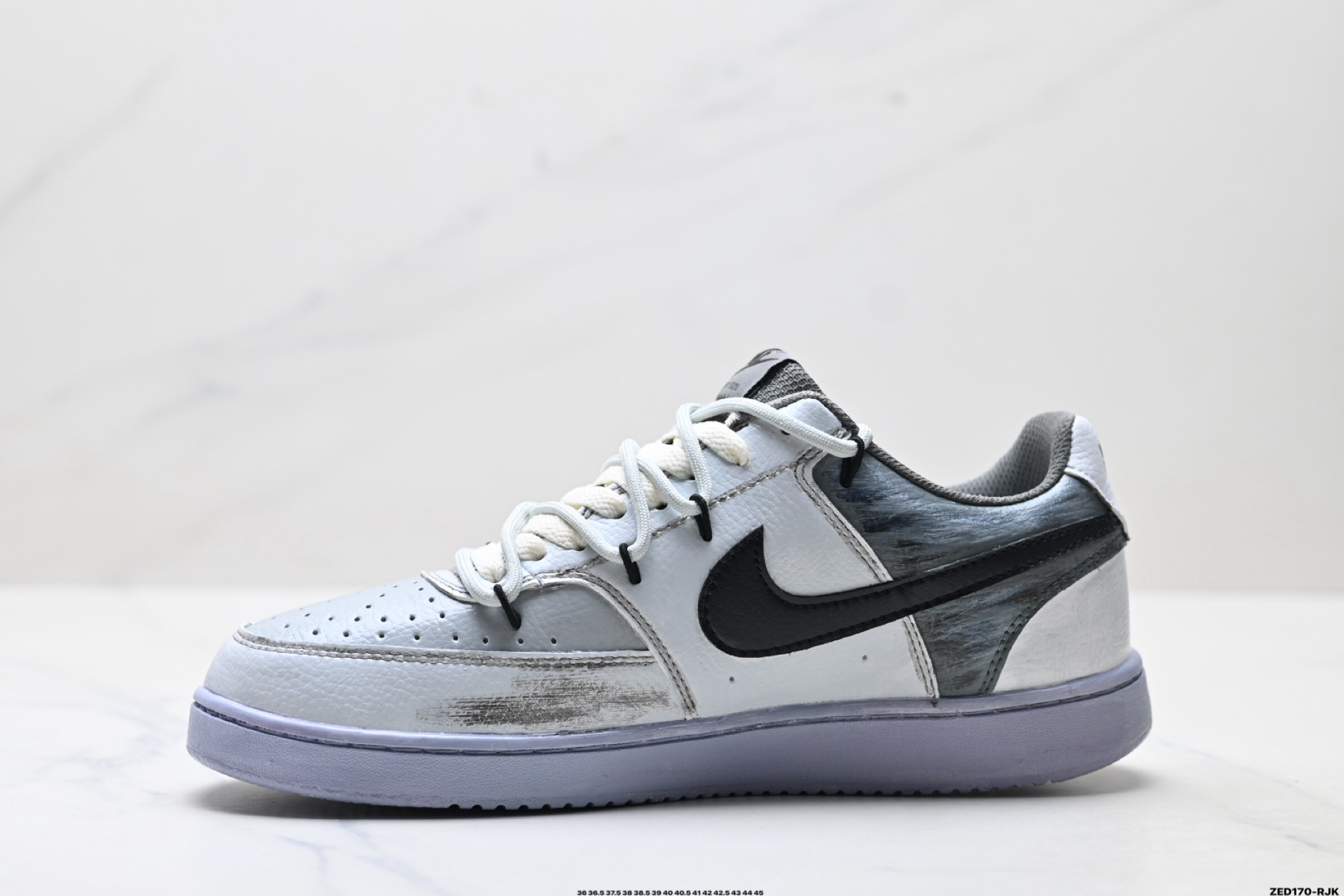 NIKE COURT VISION LO ‘DIY’定制 低帮百搭 透气休闲运动板鞋 DH2987-101