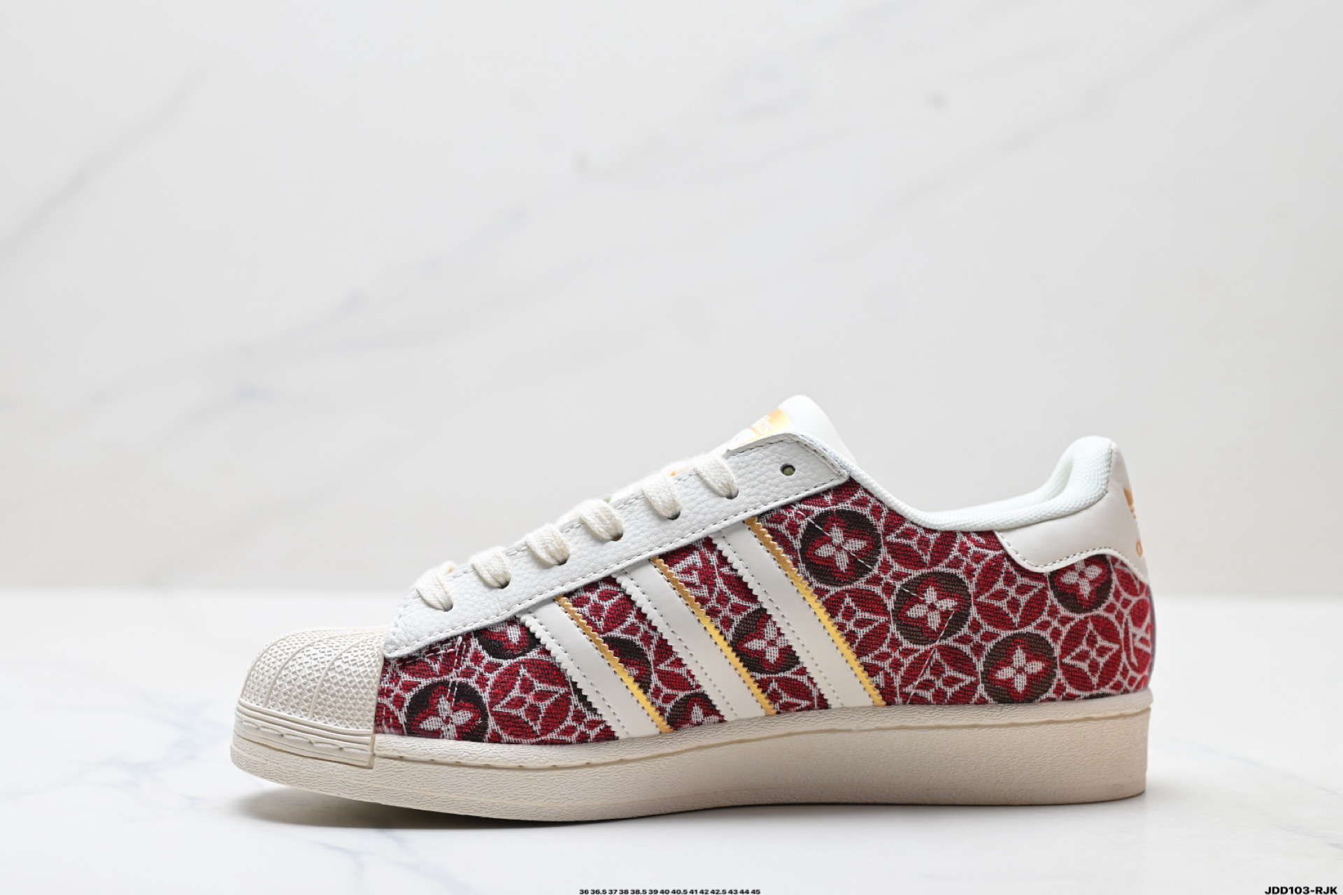 Adidas Originals Superstar 阿迪达斯 三叶草 贝壳头’DIY’系列低帮经典百搭休闲运动板鞋 BZ9863 尺码:36 36.5 37 38 38.5 39 40 40.5 41 42 42.5 43 44 45 ID:JDD103-RJK