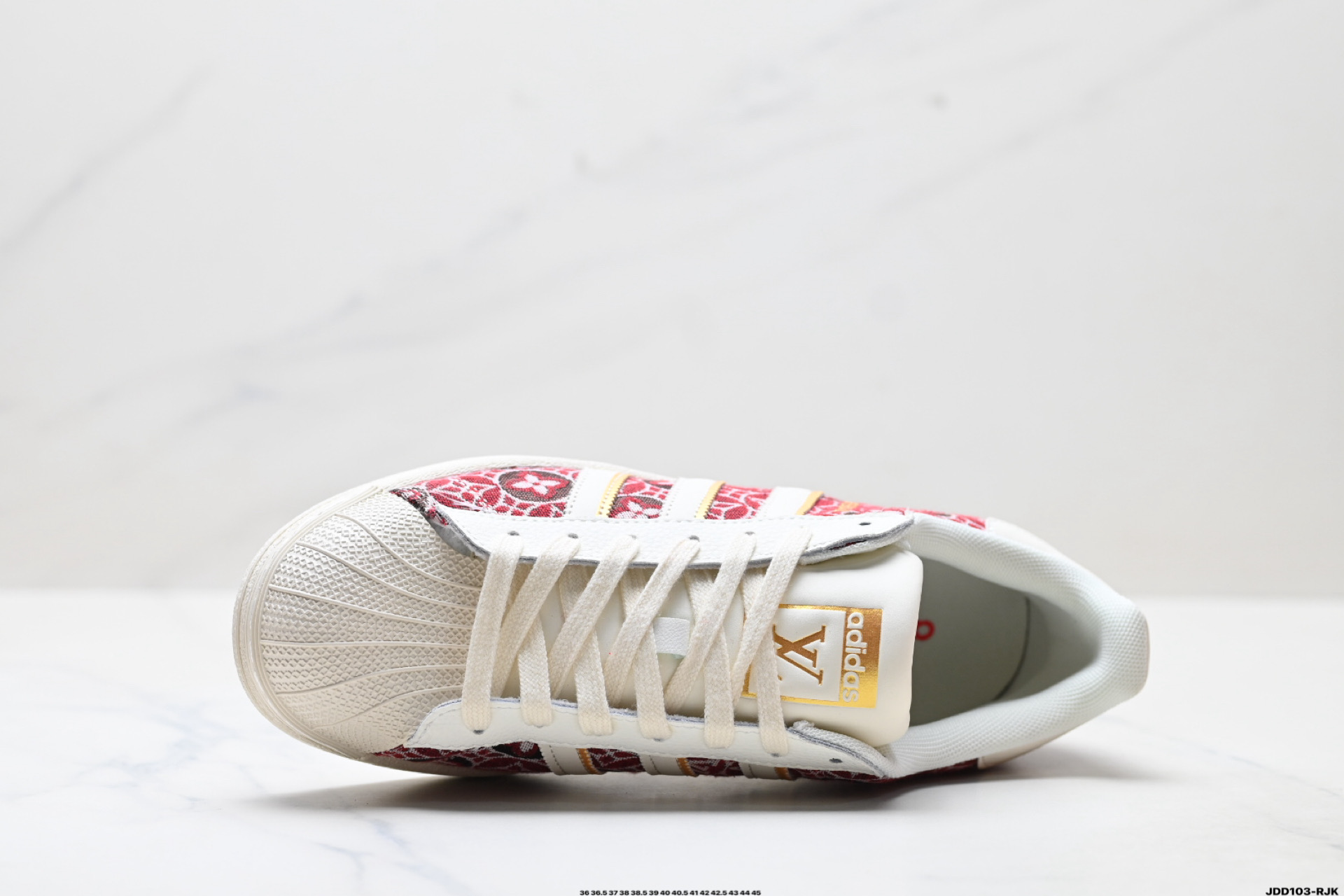 Adidas Originals Superstar 阿迪达斯 三叶草 贝壳头’DIY’系列低帮经典百搭休闲运动板鞋 BZ9863 尺码:36 36.5 37 38 38.5 39 40 40.5 41 42 42.5 43 44 45 ID:JDD103-RJK