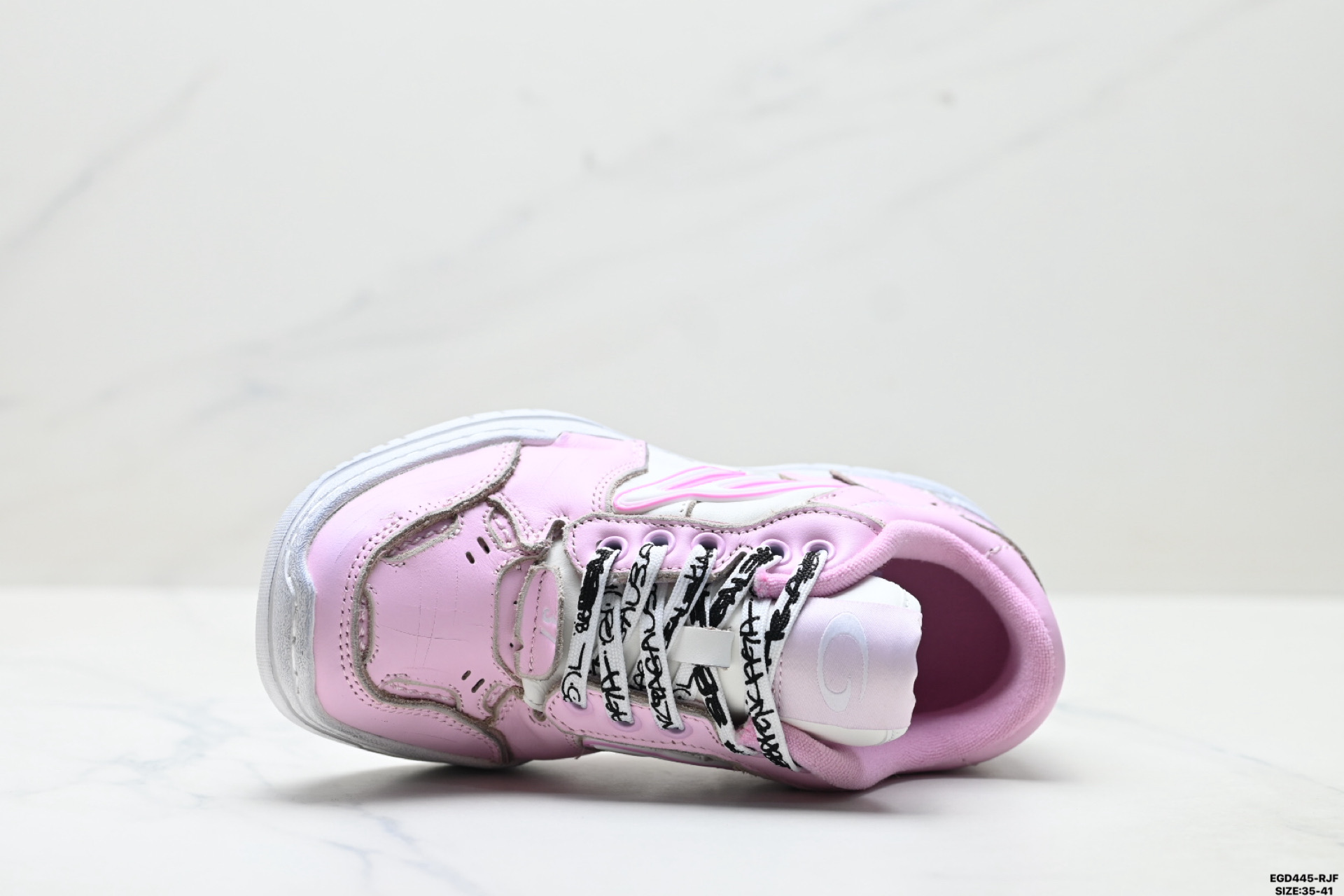 Balenciaga巴黎世家 Hamptons Worn-Out 圆头系带做旧低帮板鞋 841765 WCURS 9930