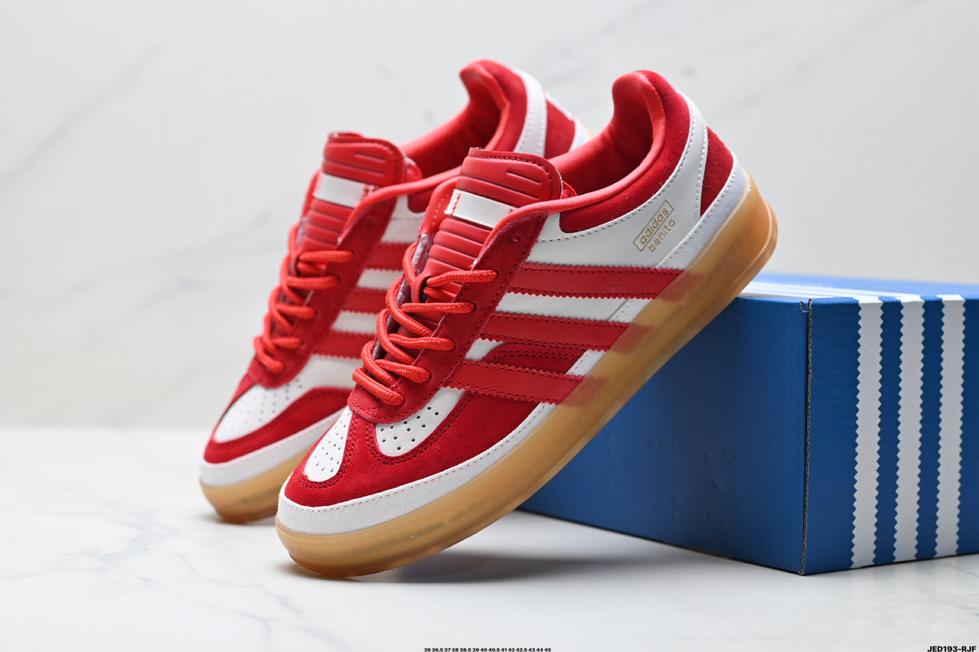 Bad Bunny x Adidas Originals Gazelle INdoor 三叶草休闲防滑耐磨低帮板鞋 JS5056