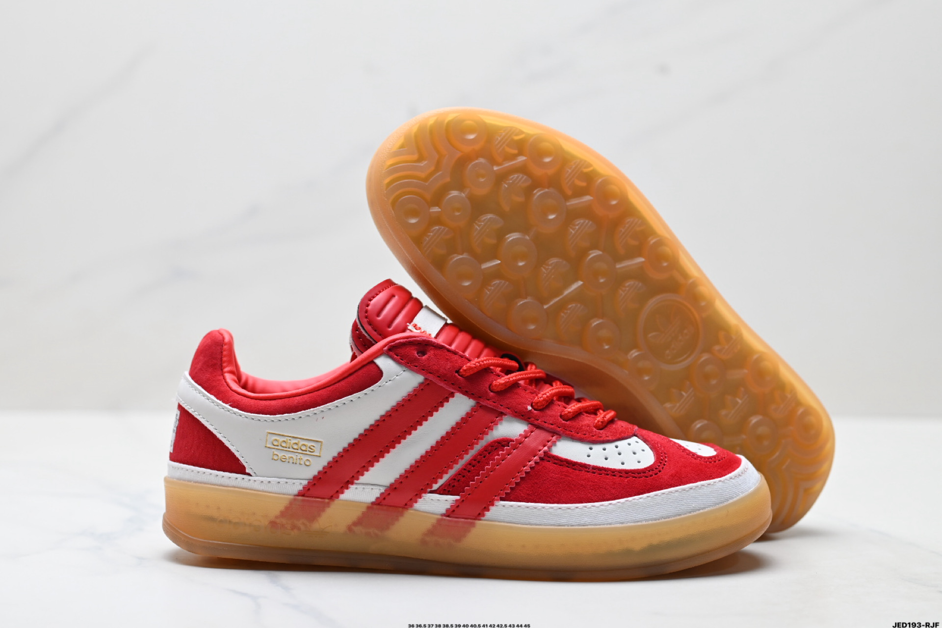 Bad Bunny x Adidas Originals Gazelle INdoor 三叶草休闲防滑耐磨低帮板鞋 JS5056