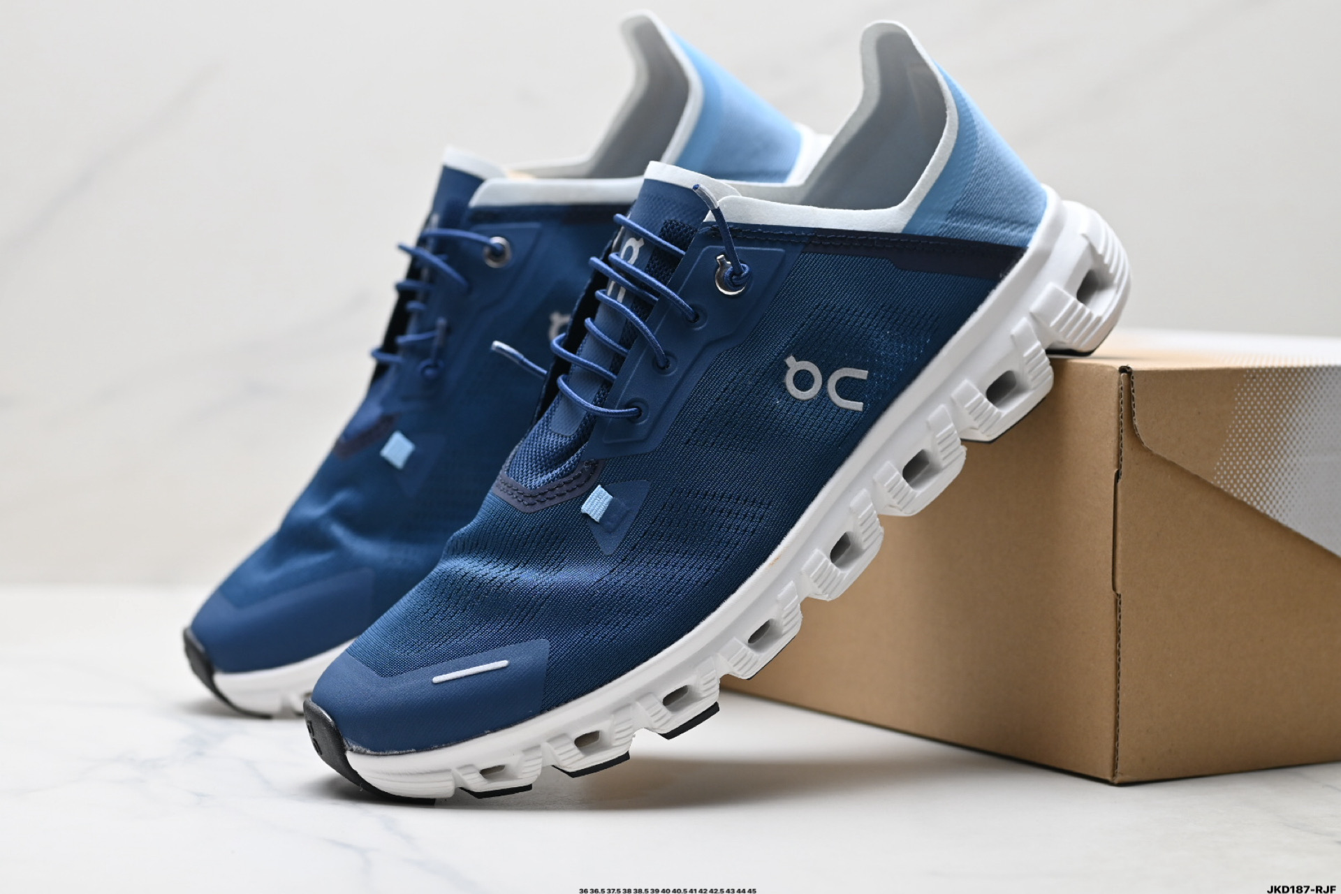 On昂跑 Cloud 6 Coast 轻量运动休闲鞋 轻量透气的工程网格结合环保人造麂皮