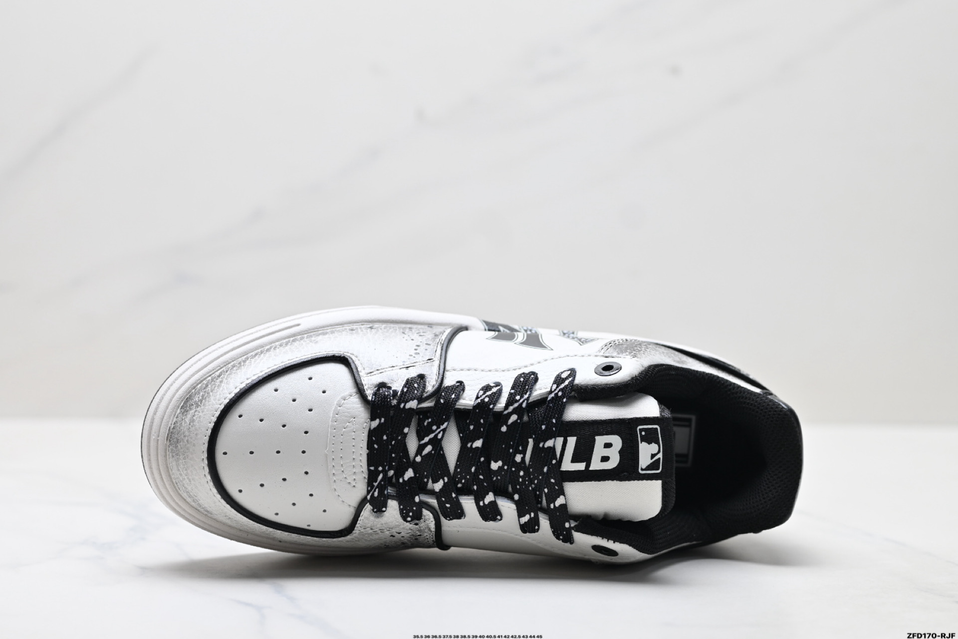 MLB Chunky Liner PU ‘DIY定制’ 简约时尚 百搭 包裹性保暖防滑防水减震 低帮 板鞋 3ASXCA12N