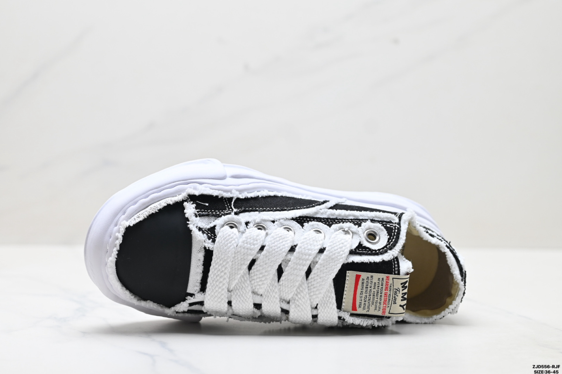 MIHARA YASUHIRO三原康裕 Hank 运动 低帮 MMY时尚帆布板鞋 溶解洞洞凉鞋变形溶解雪糕