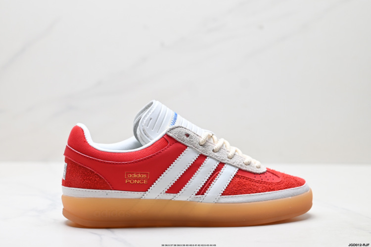 Adidas Originals Gazelle Indoor Bad Bunny - Red/White Casual Sneakers 1 Adidas Originals Gazelle Indoor Bad Bunny – Red/White Casual Sneakers