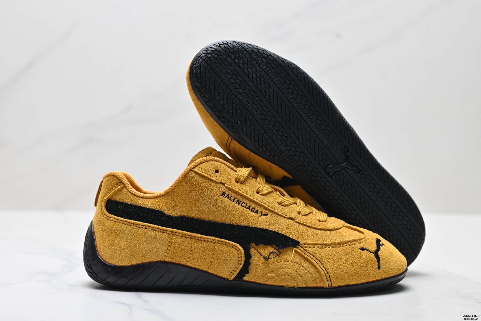 Zapatillas Deportivas PUMA x Balenciaga Speedcat de Gamuza y Diseño Desgastado 6 i1757869006373 8131 0 4
