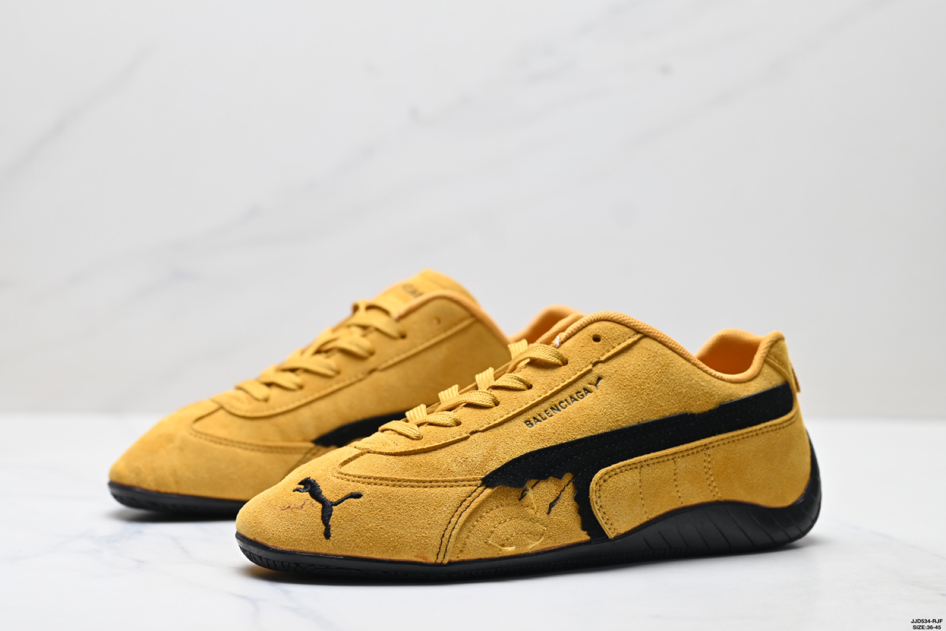 Zapatillas Deportivas PUMA x Balenciaga Speedcat de Gamuza y Diseño Desgastado 5 i1757869006373 9305 0 3