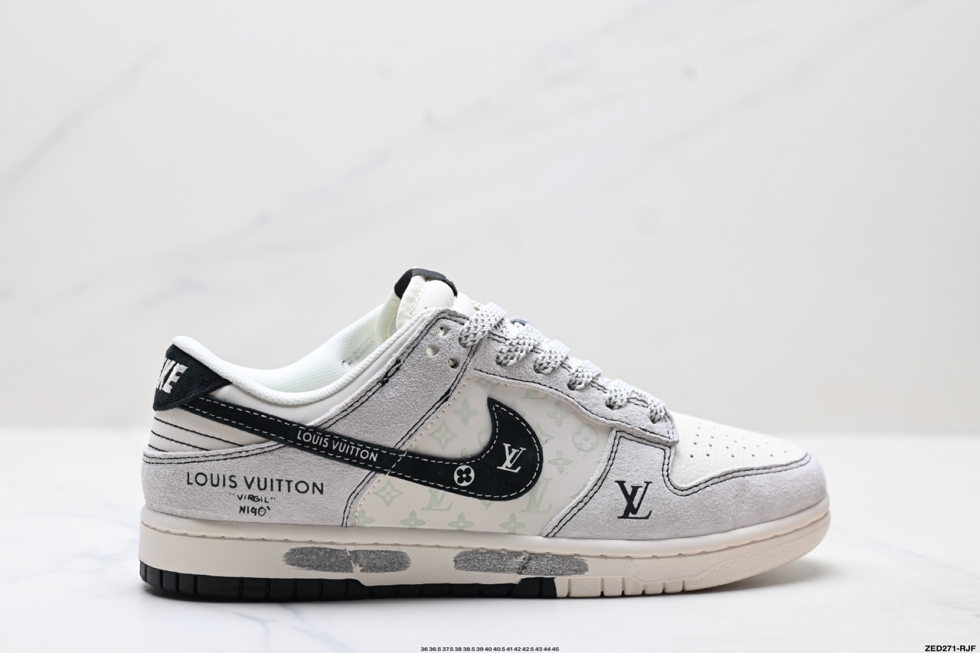 Nike Dunk Low Retro x Louis Vuitton – שילוב אופנתי וייחודי
