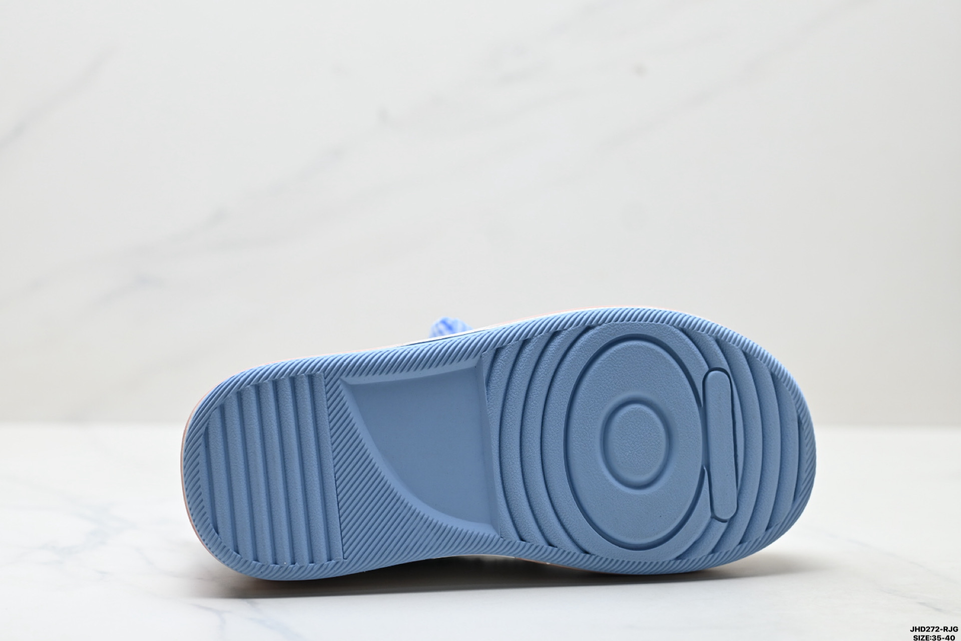 200 Sanrio 三丽鸥 x OLD ORDER 联名限定 凯蒂粉蓝 马卡龙 厚底增高帆布鞋 O2320805