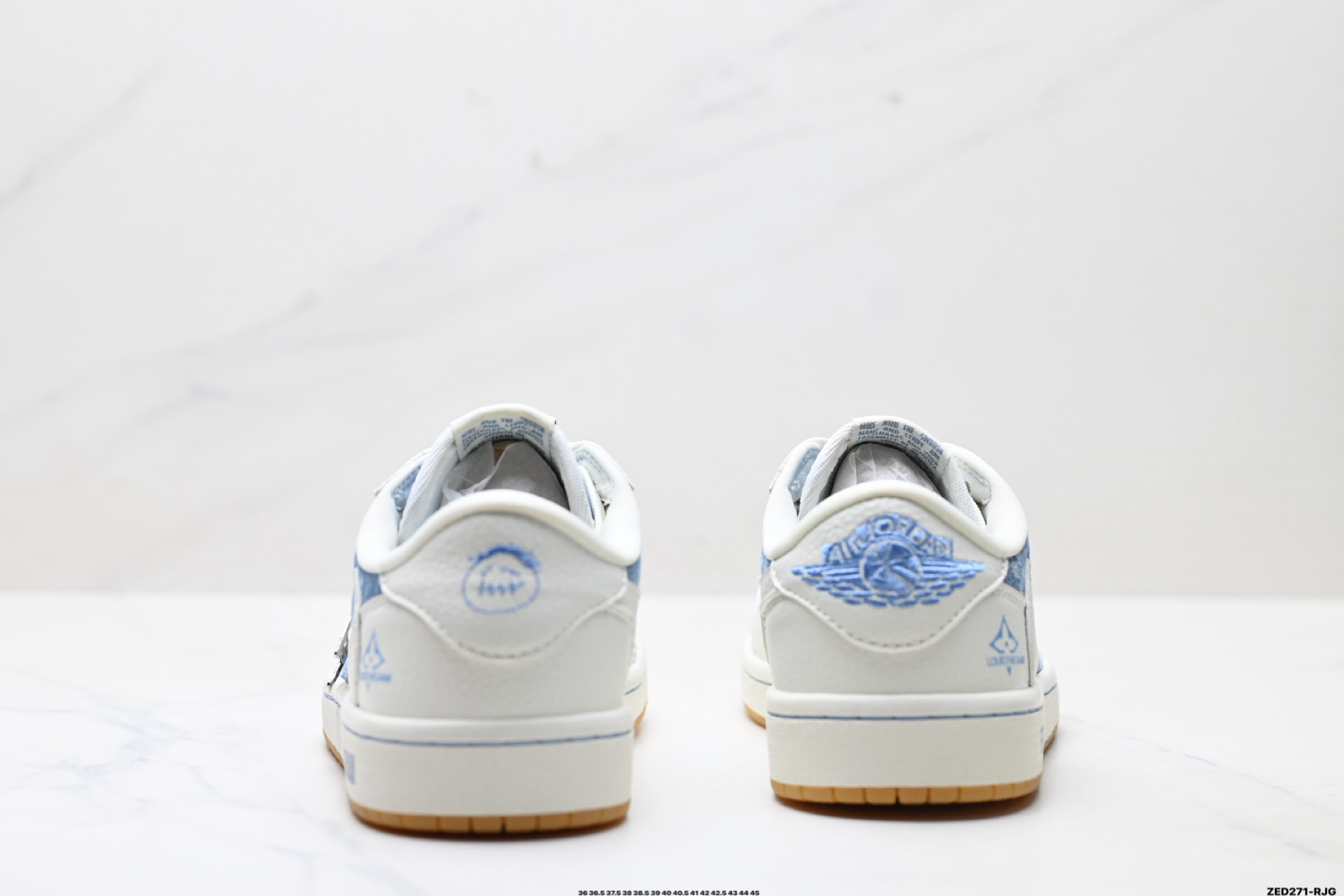 Nike Air Jordan 1 x Travis Scott AJ1倒勾 乔一倒钩 ‘DIY’定制 耐克 低帮文化篮球鞋 SC0601-053