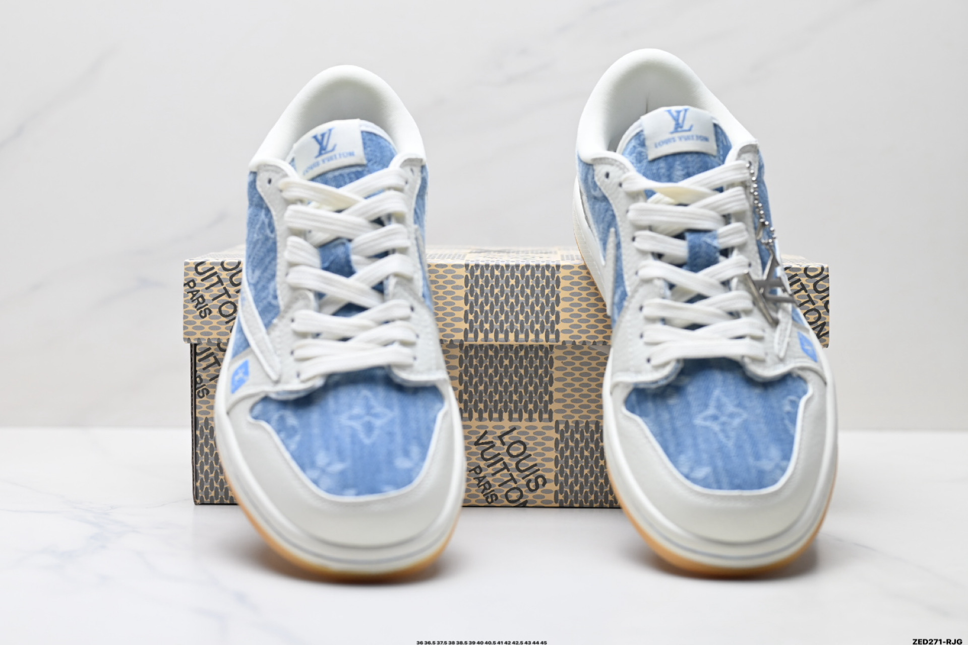 Nike Air Jordan 1 x Travis Scott AJ1倒勾 乔一倒钩 ‘DIY’定制 耐克 低帮文化篮球鞋 SC0601-053