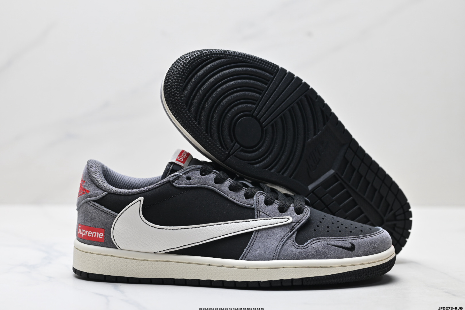 特价‼️💰190
公司级✅Nike Air Jordan 1 x Travis Scott AJ1倒勾 乔一倒钩 ‘DIY’定制 耐克 低帮文化篮球鞋 
完美品质出货 细节如图所示  鞋面切割工整  冲孔整齐干净 中底拉帮线 整体清洁度非常好
货号:XD1568-101
尺码:36 36.5 37.5 38 38.5 39 40 40.5 41 42 42.5 43 44 45
ID:JFD273-RJG