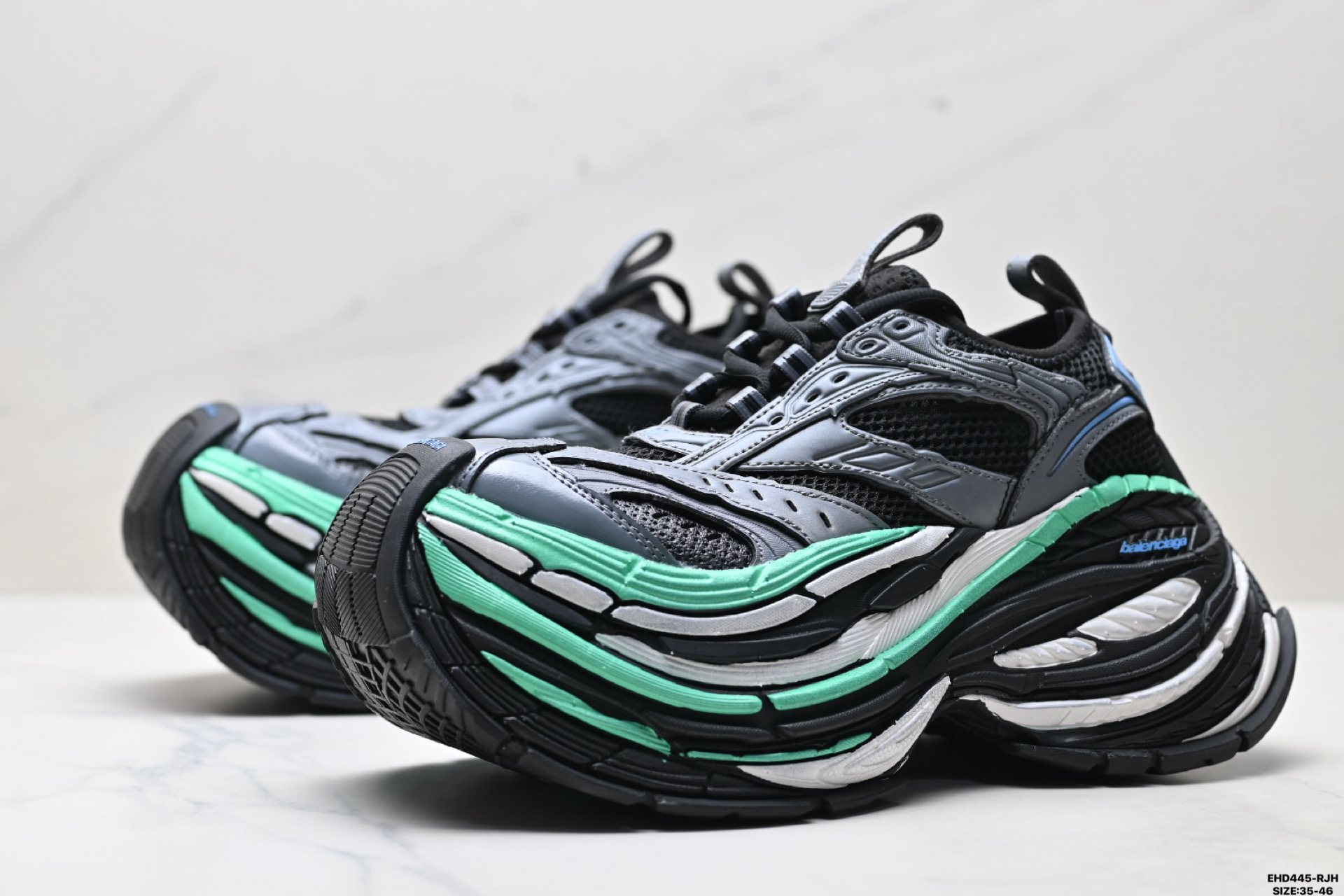 430 Balenciaga巴黎世家 Platfo Reduced 圆头厚底 低帮老爹鞋 821135 WPLTF 0312