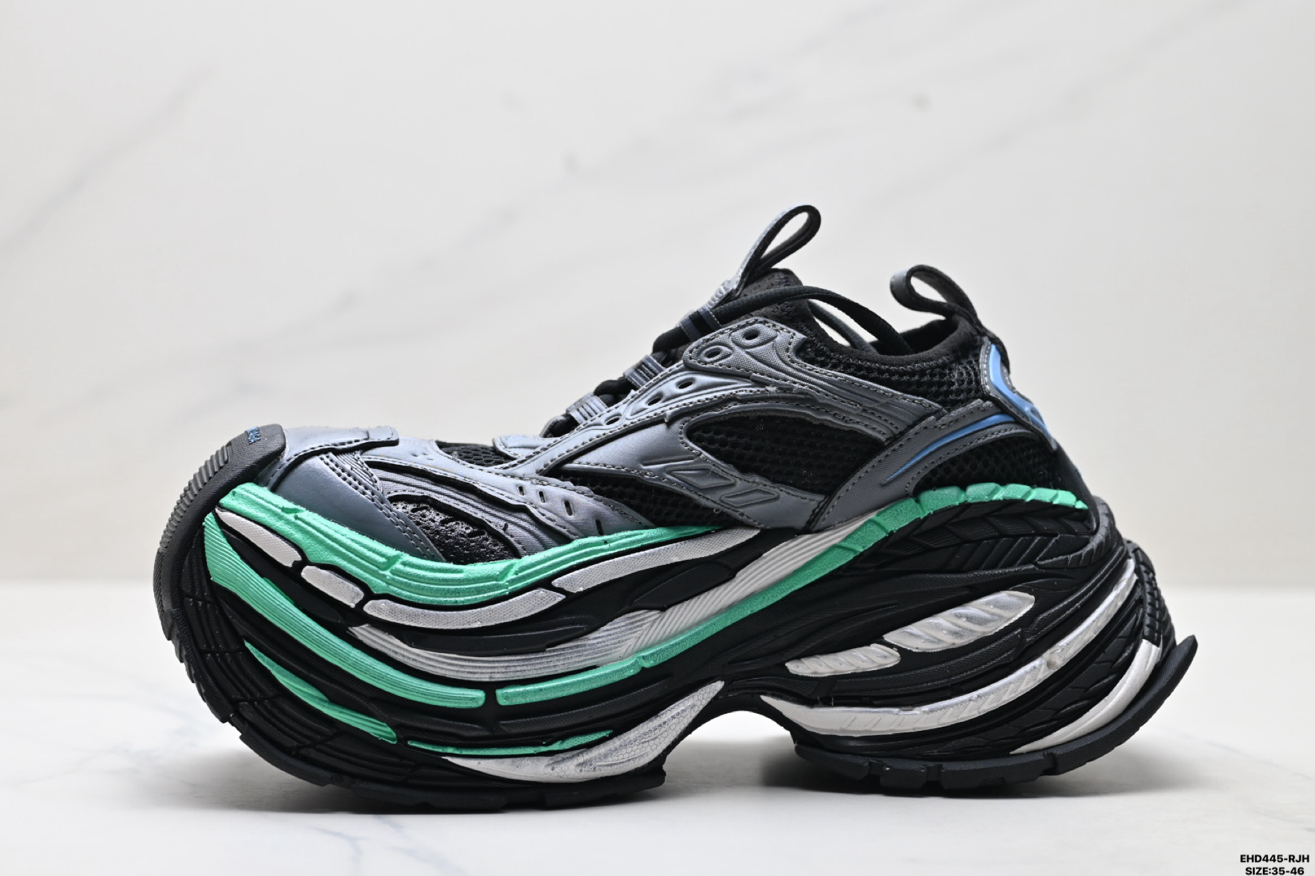 430 Balenciaga巴黎世家 Platfo Reduced 圆头厚底 低帮老爹鞋 821135 WPLTF 0312