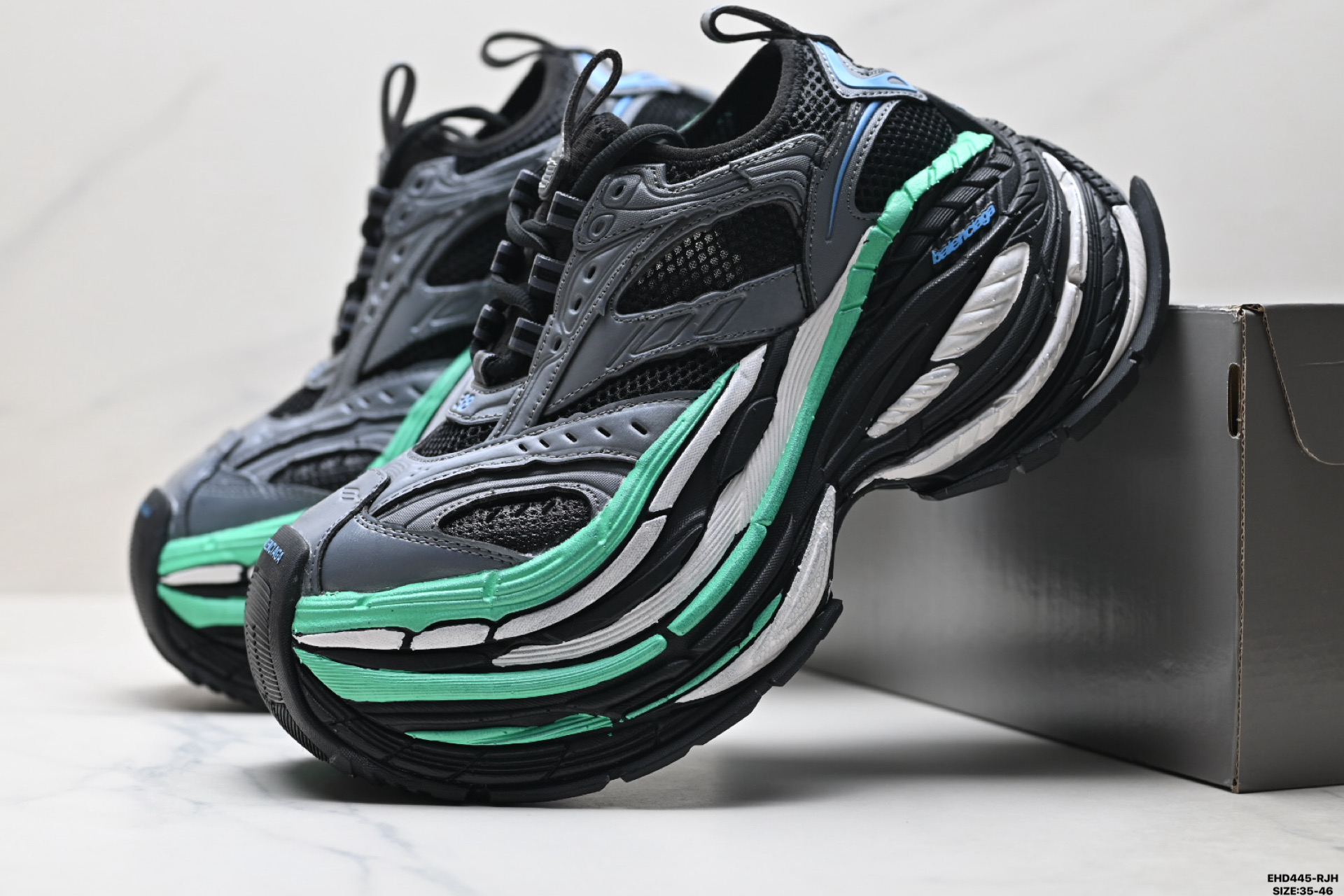 430 Balenciaga巴黎世家 Platfo Reduced 圆头厚底 低帮老爹鞋 821135 WPLTF 0312