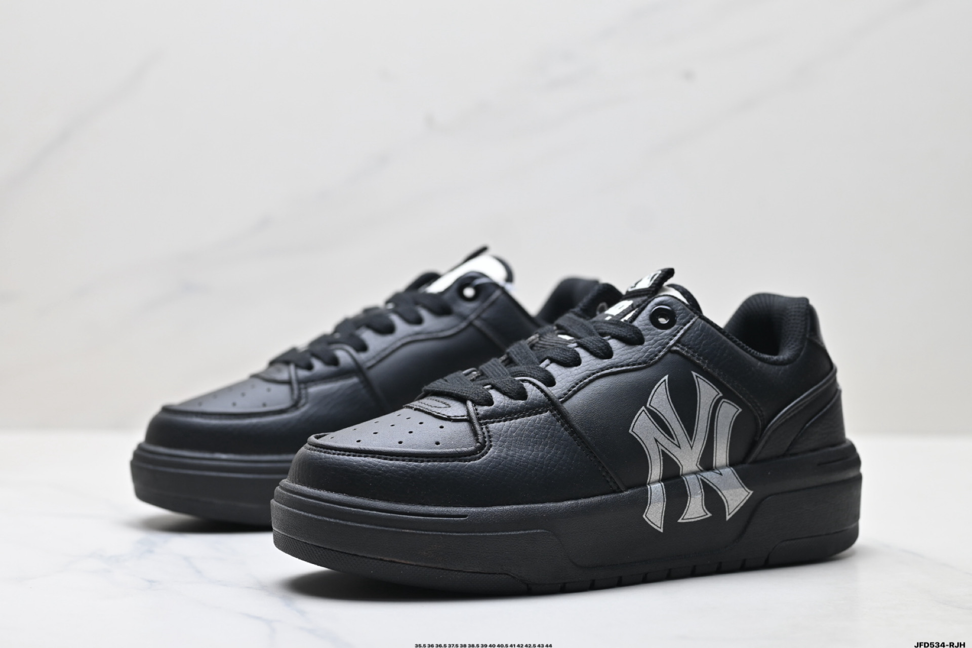 180 MLB CHUNKY LINER DENIM 潮流百搭 厚底增高休闲鞋 防滑耐磨 低帮 老爹鞋 3ASXP55N