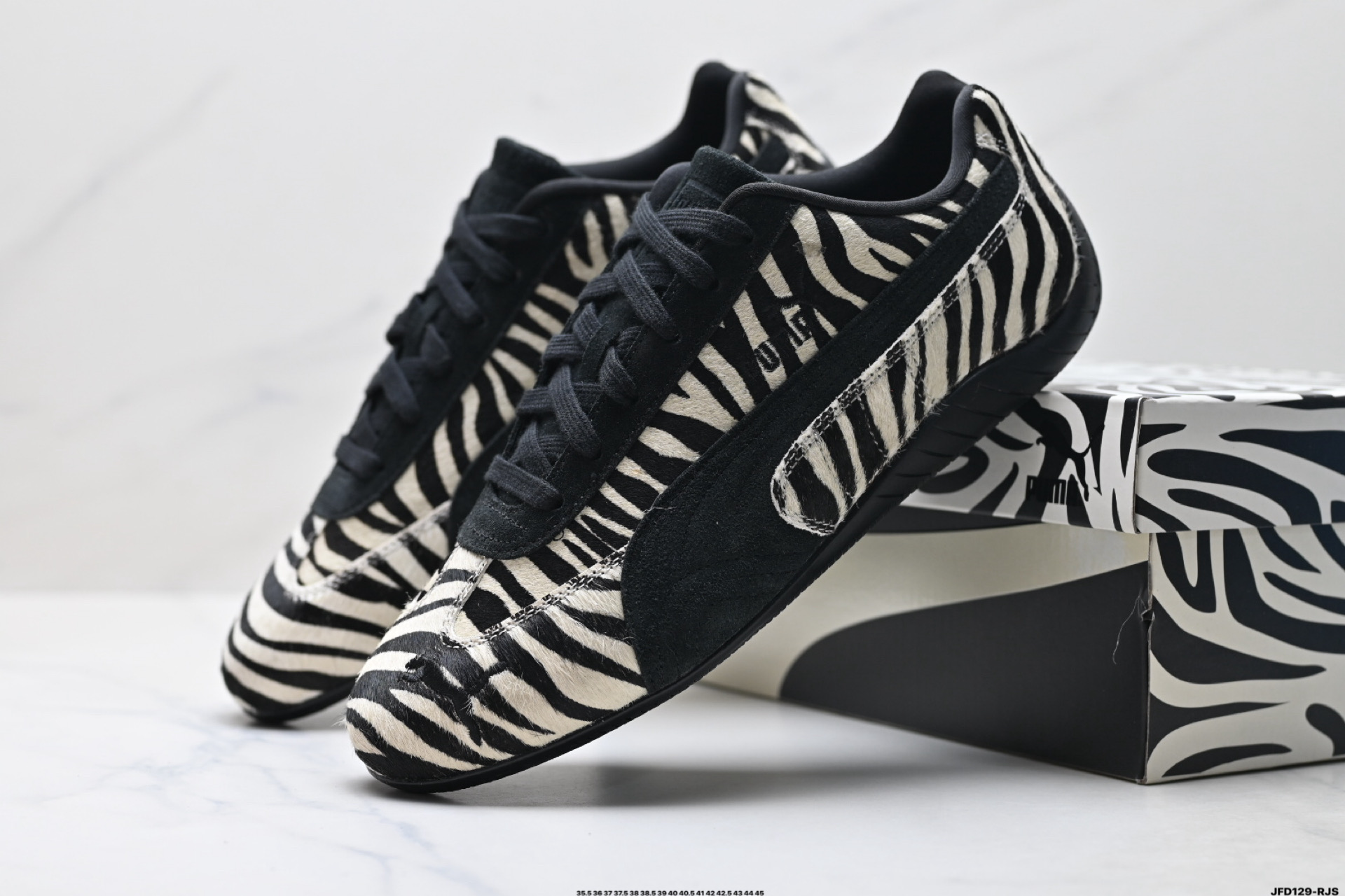 Puma Speedcat 斑马纹 马毛 彪马 防滑耐磨生活休闲 运动鞋复古运动休闲跑鞋 403356-01