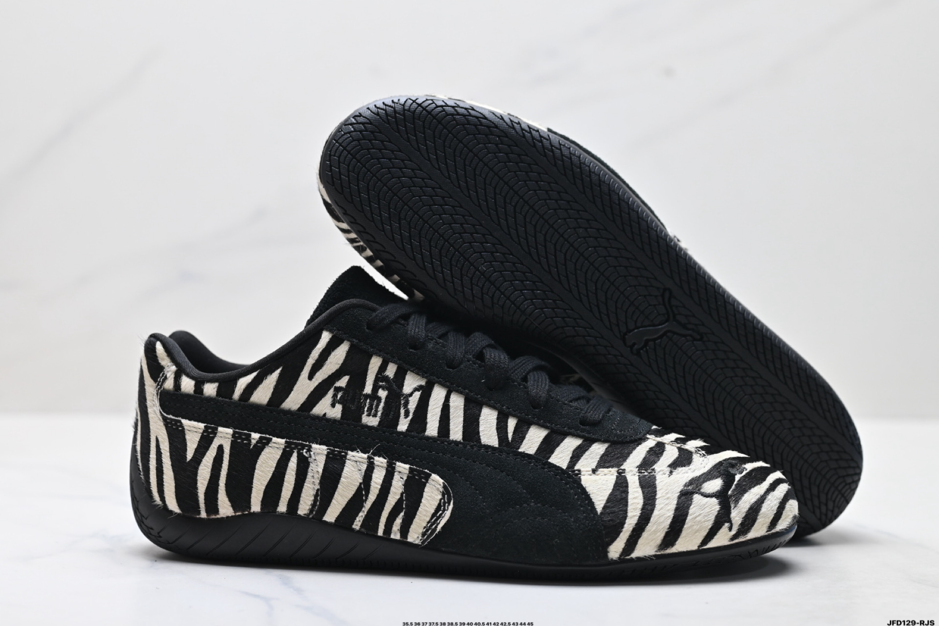 Puma Speedcat 斑马纹 马毛 彪马 防滑耐磨生活休闲 运动鞋复古运动休闲跑鞋 403356-01