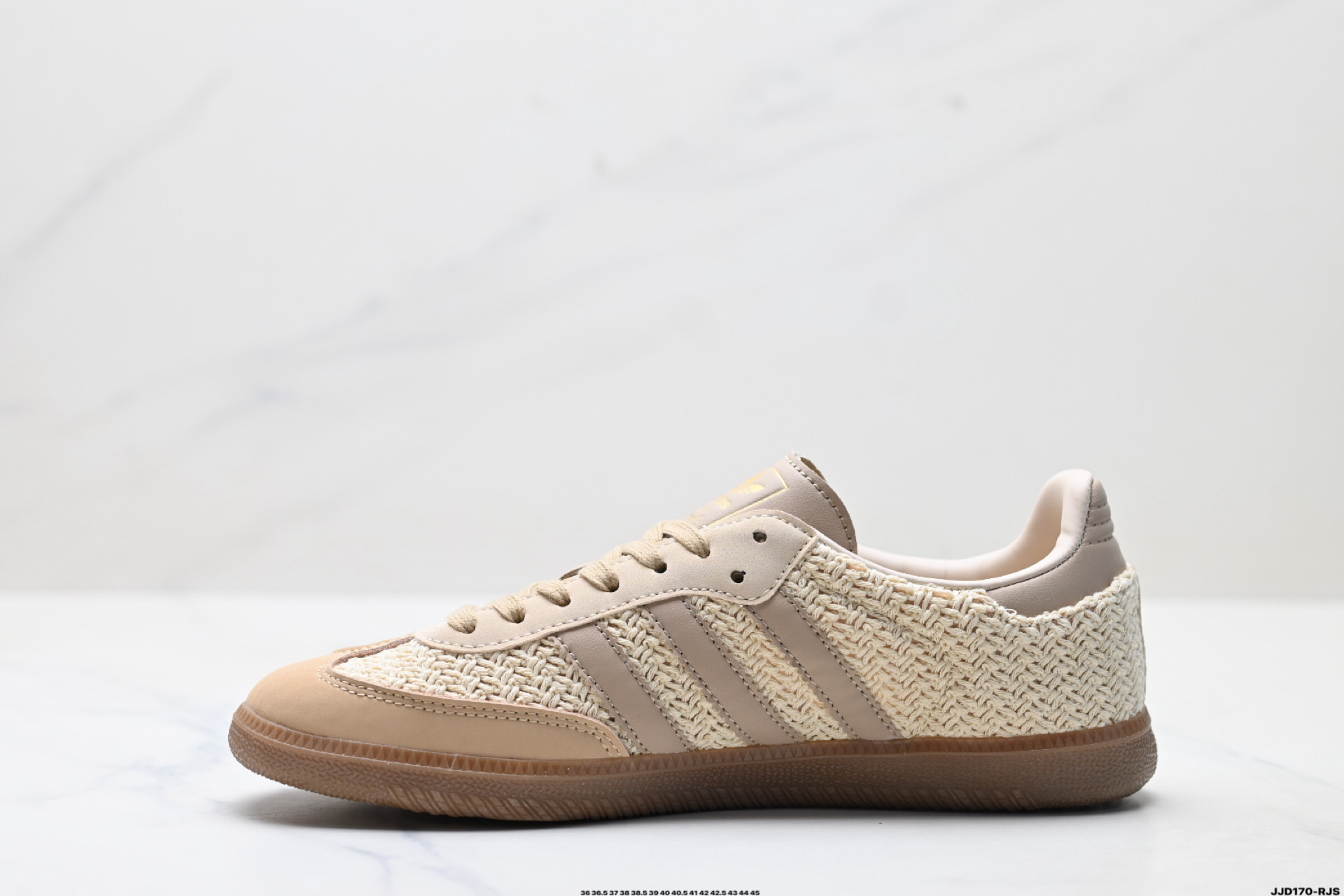 Adidas Originals Sambae 桑巴舞系列阿迪达斯 三叶草 绅士德训足球风百搭低帮休闲运动板鞋 JR9446