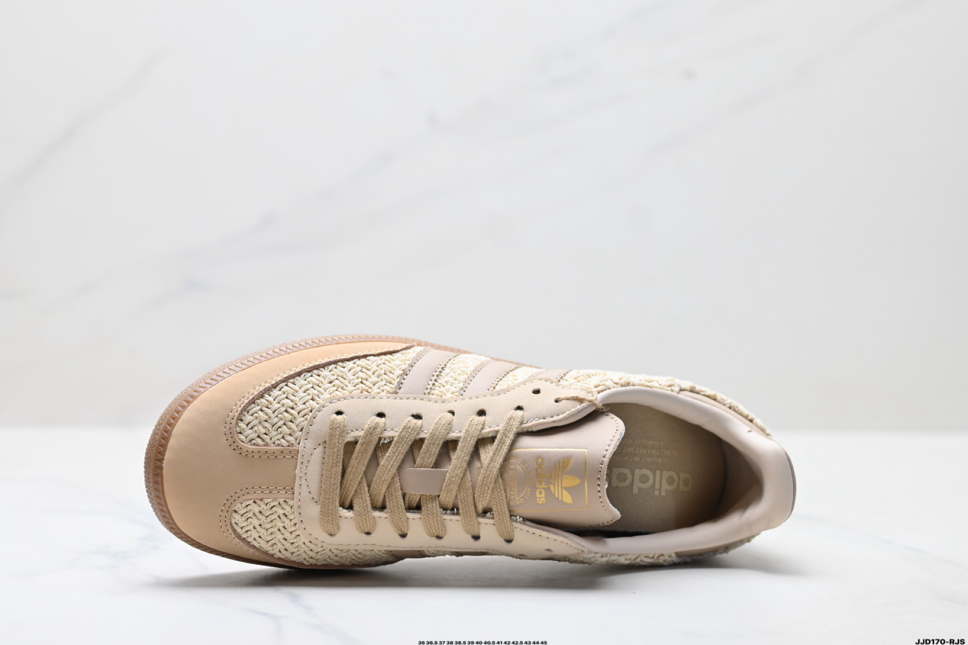 Adidas Originals Sambae 桑巴舞系列阿迪达斯 三叶草 绅士德训足球风百搭低帮休闲运动板鞋 JR9446