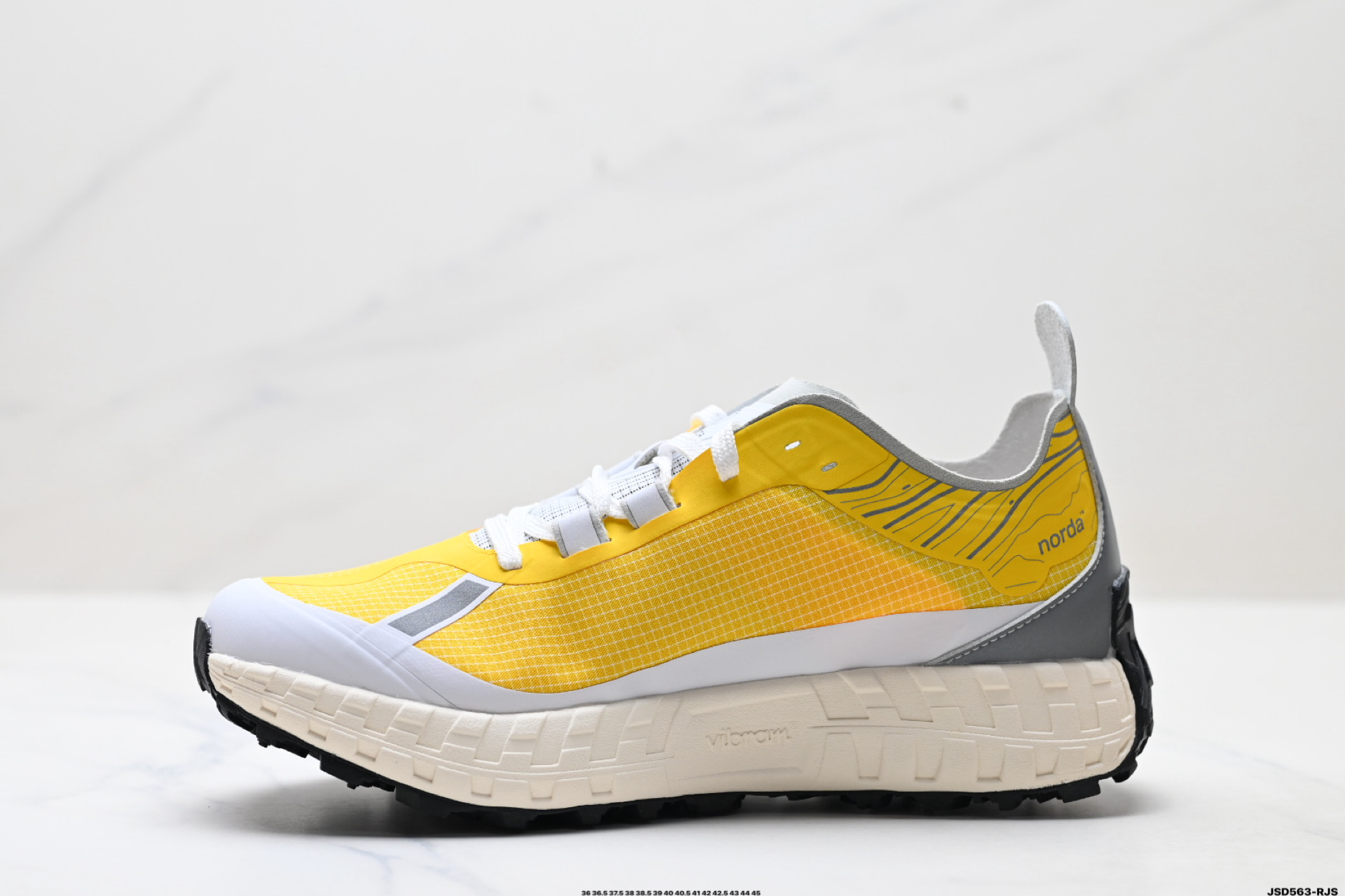 220 NORDA 001 厚底系带耐磨 低帮 户外 越野登山功能鞋 舒适鞋面 NORDA001-M-STLTHBLK-8