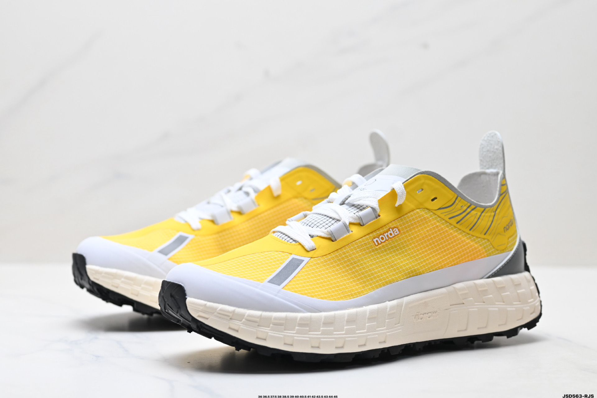 220 NORDA 001 厚底系带耐磨 低帮 户外 越野登山功能鞋 舒适鞋面 NORDA001-M-STLTHBLK-8