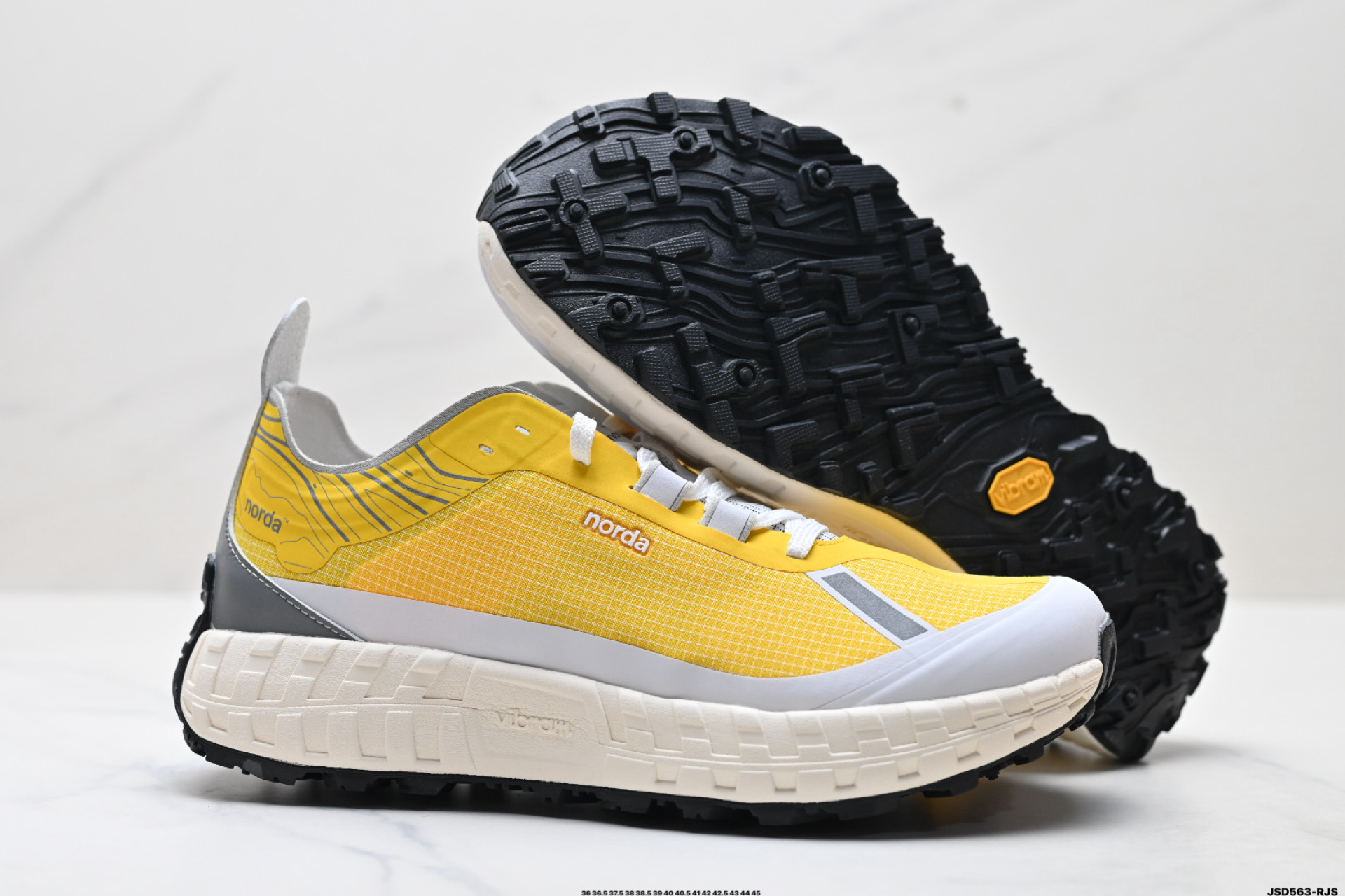 220 NORDA 001 厚底系带耐磨 低帮 户外 越野登山功能鞋 舒适鞋面 NORDA001-M-STLTHBLK-8