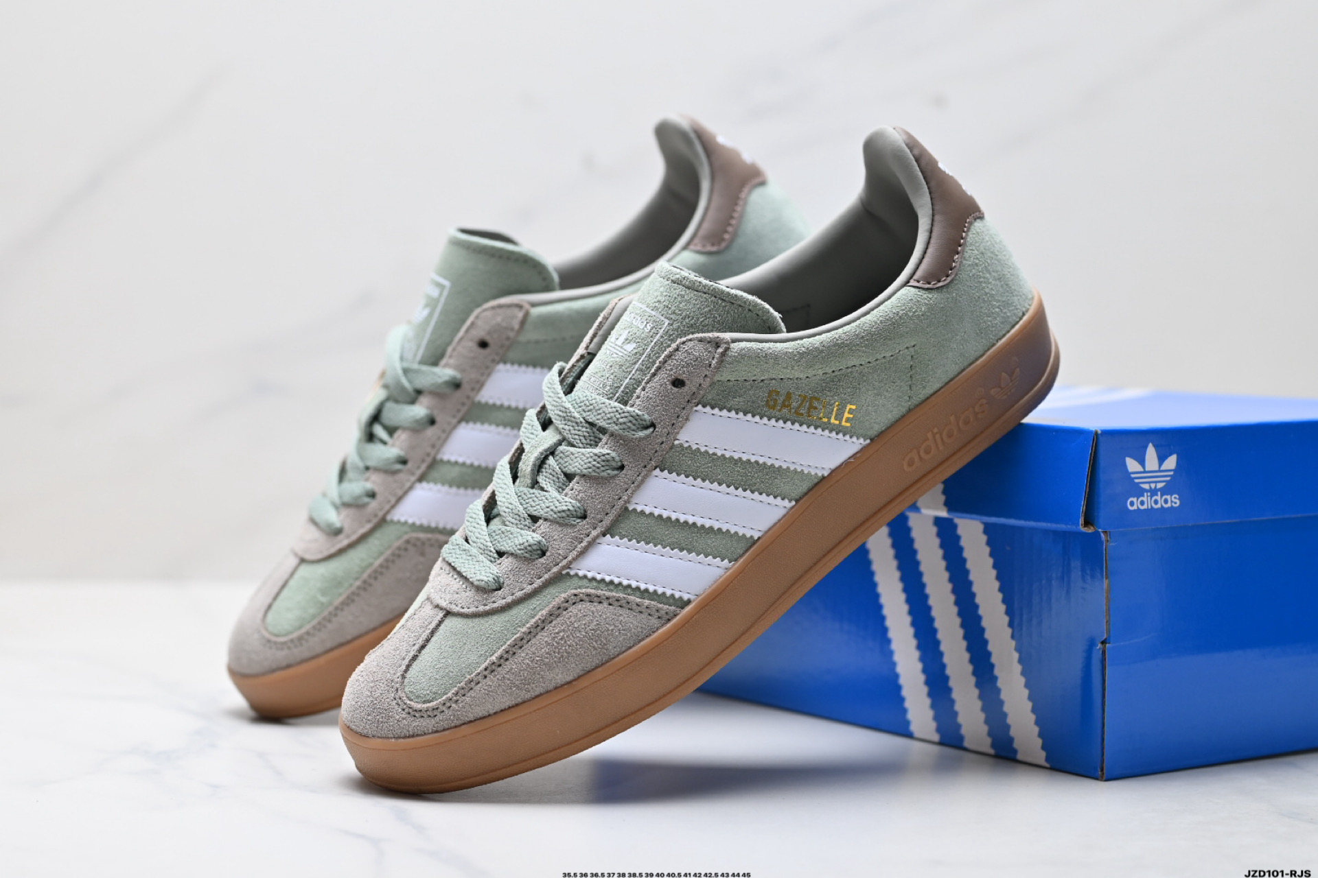Adidas Originals Gazelle INdoor 三叶草休闲防滑耐磨低帮板鞋 JI3526