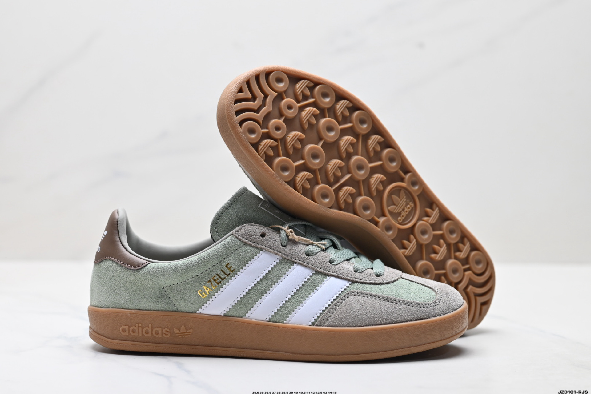 Adidas Originals Gazelle INdoor 三叶草休闲防滑耐磨低帮板鞋 JI3526