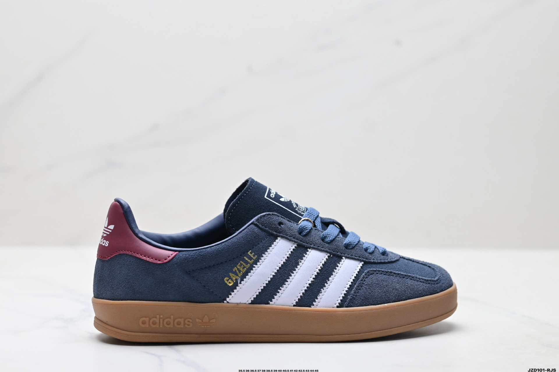 Adidas Originals Gazelle INdoor 三叶草休闲防滑耐磨低帮板鞋 JI3526