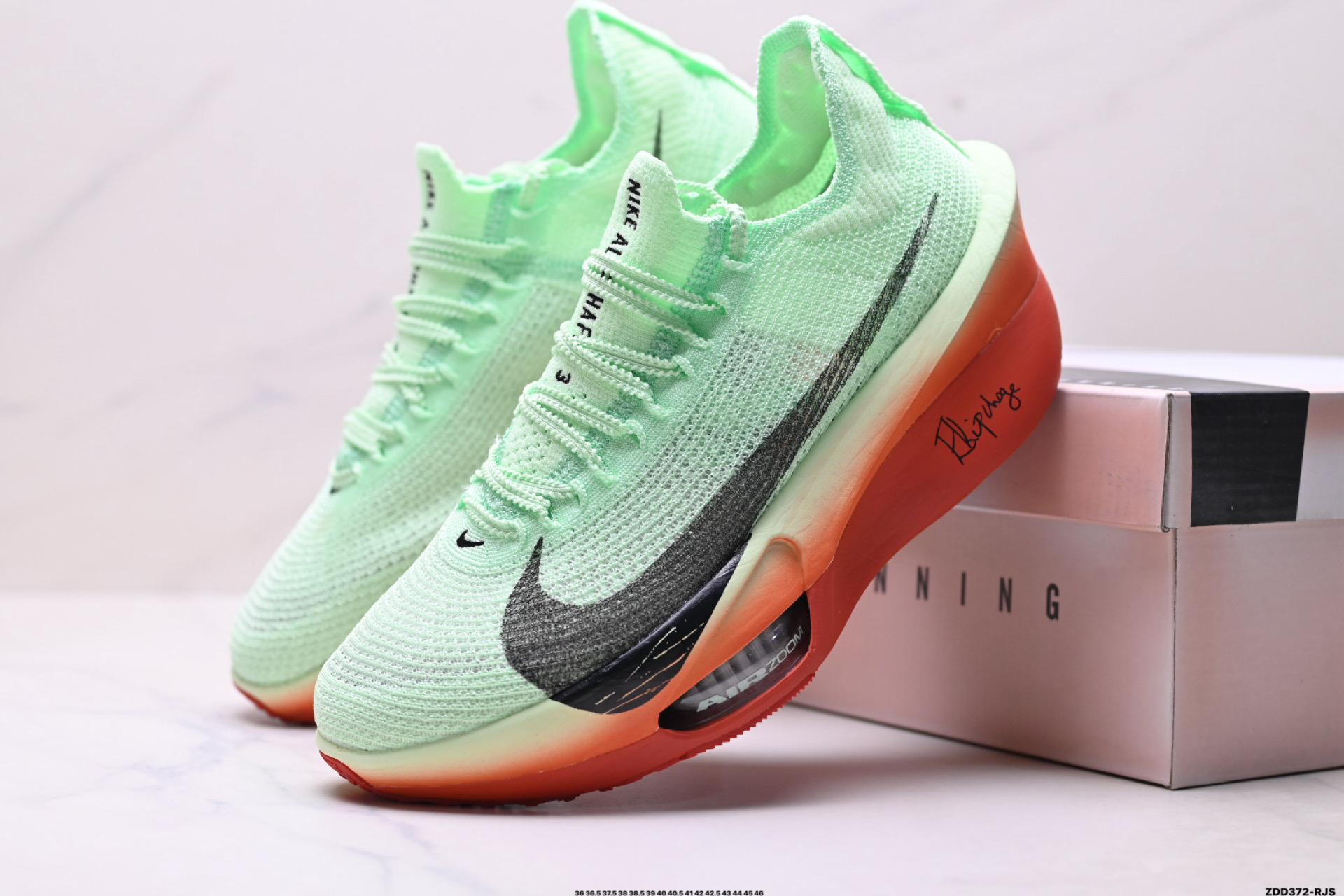 Nike Air Zoom Alphafly Next%3 耐克 耐磨透气支撑平衡 低帮 气垫 马拉松跑步鞋 FD8311-101