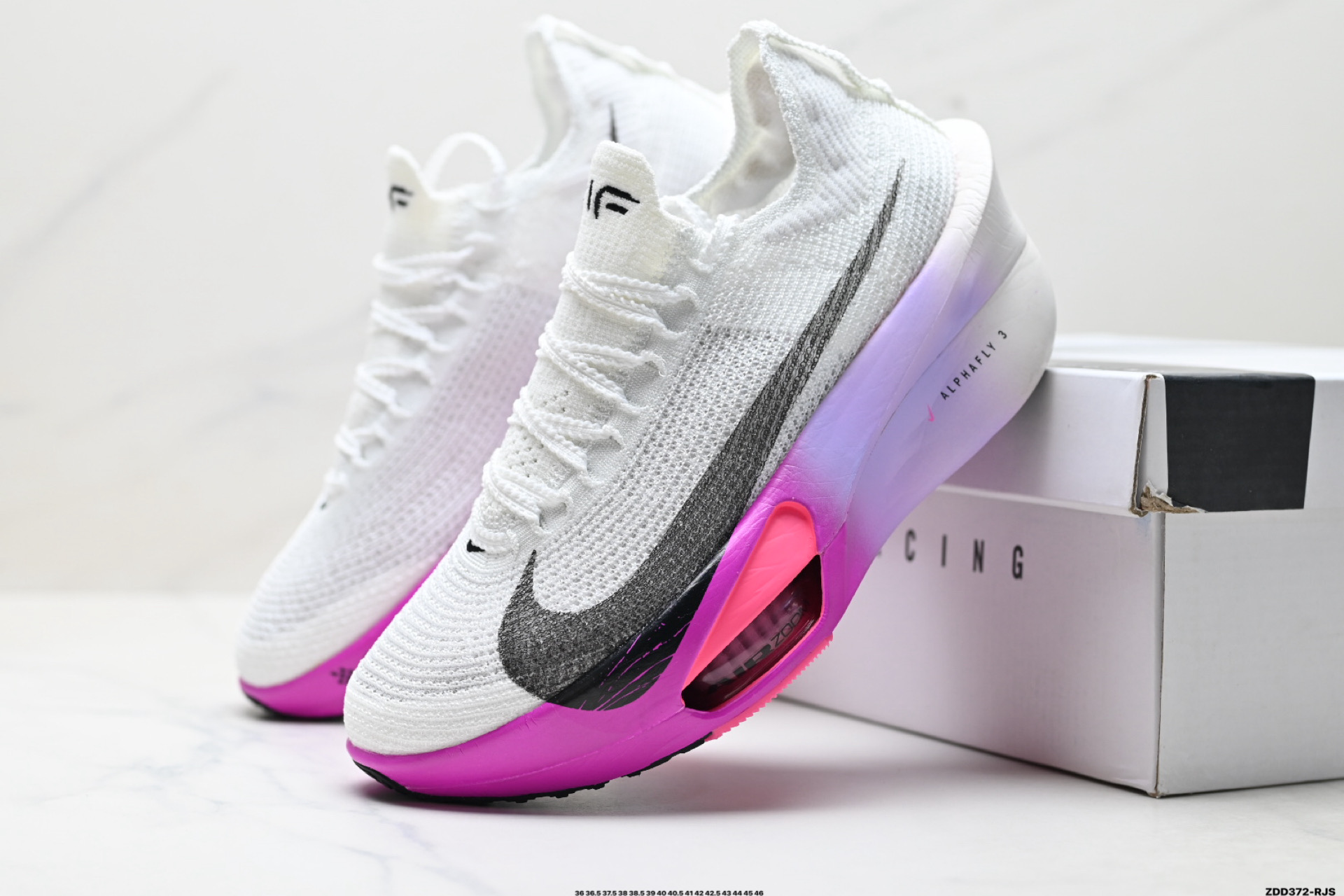 Nike Air Zoom Alphafly Next%3 耐克 耐磨透气支撑平衡 低帮 气垫 马拉松跑步鞋 FD8311-101