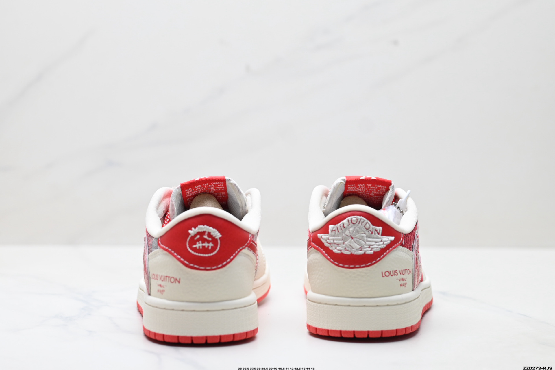 Nike Air Jordan 1 x Travis Scott AJ1倒勾 乔一倒钩 ‘DIY’定制 耐克 低帮文化篮球鞋 XS2025-067