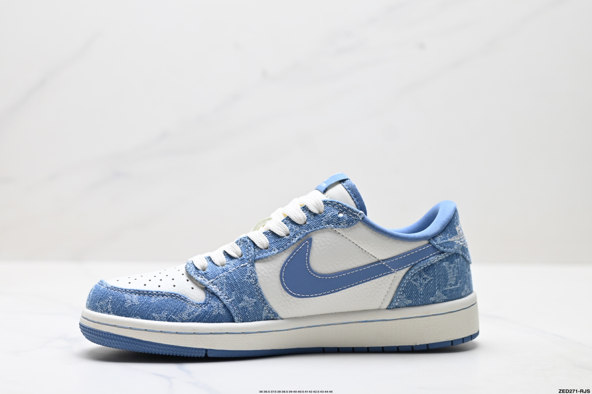 Nike Air Jordan 1 x Travis Scott AJ1倒勾 乔一倒钩 ‘DIY’定制 耐克 低帮文化篮球鞋 SC0601-056