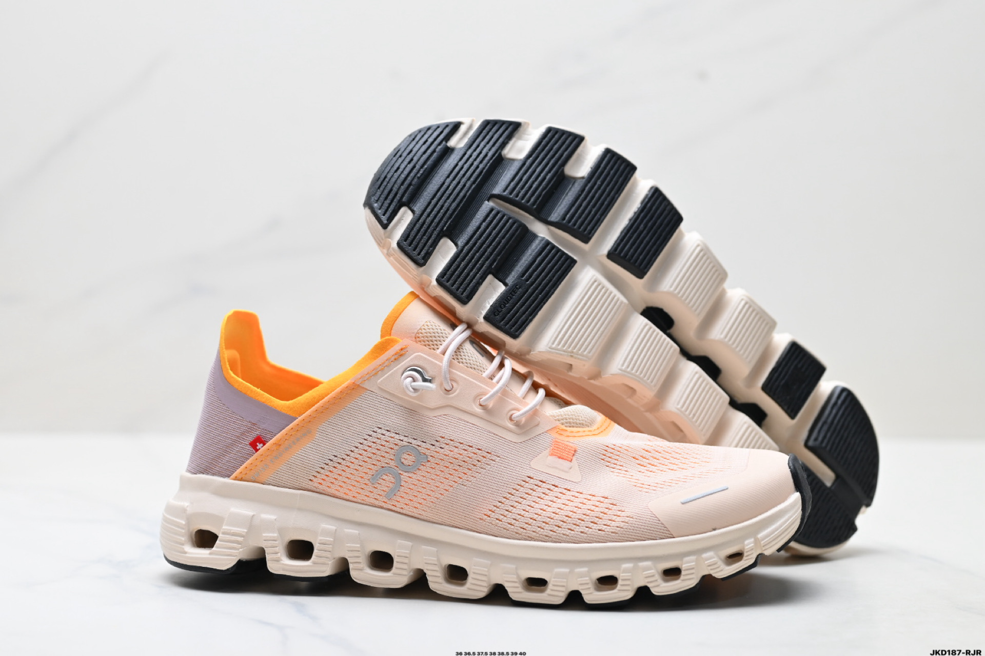 170 On昂跑 Cloud 6 Coa 轻量运动休闲鞋 轻量透气的工程网格结合环保人造麂皮