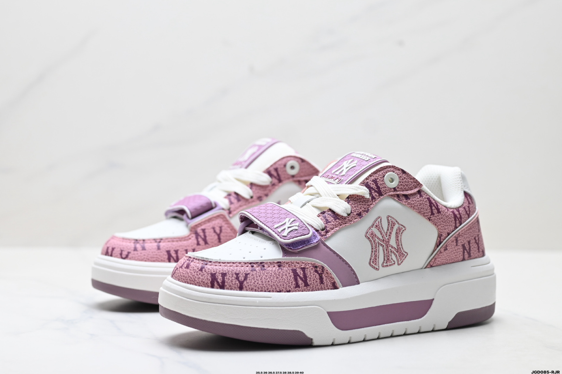 190 MLB CHUNKY LINER DENIM 潮流百搭 厚底增高休闲鞋 防滑耐磨 低帮 老爹鞋 3ASXP55N