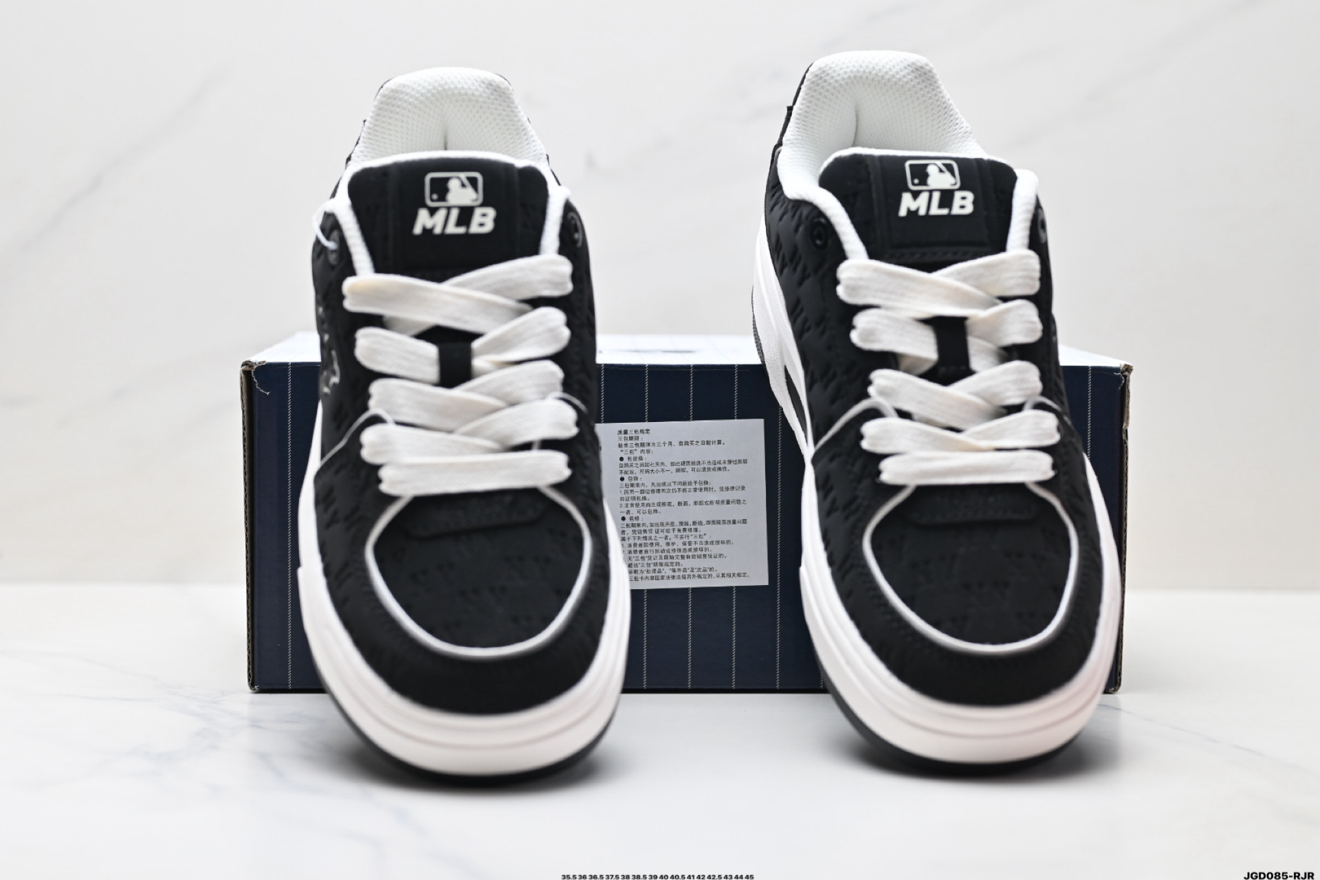 190 MLB 纽约洋基队 CHUNKY LINER EMBO MONOGRAM 印刻老花 时尚舒适 休闲运动 防滑耐磨增高 低帮 板鞋 3ASXE025N