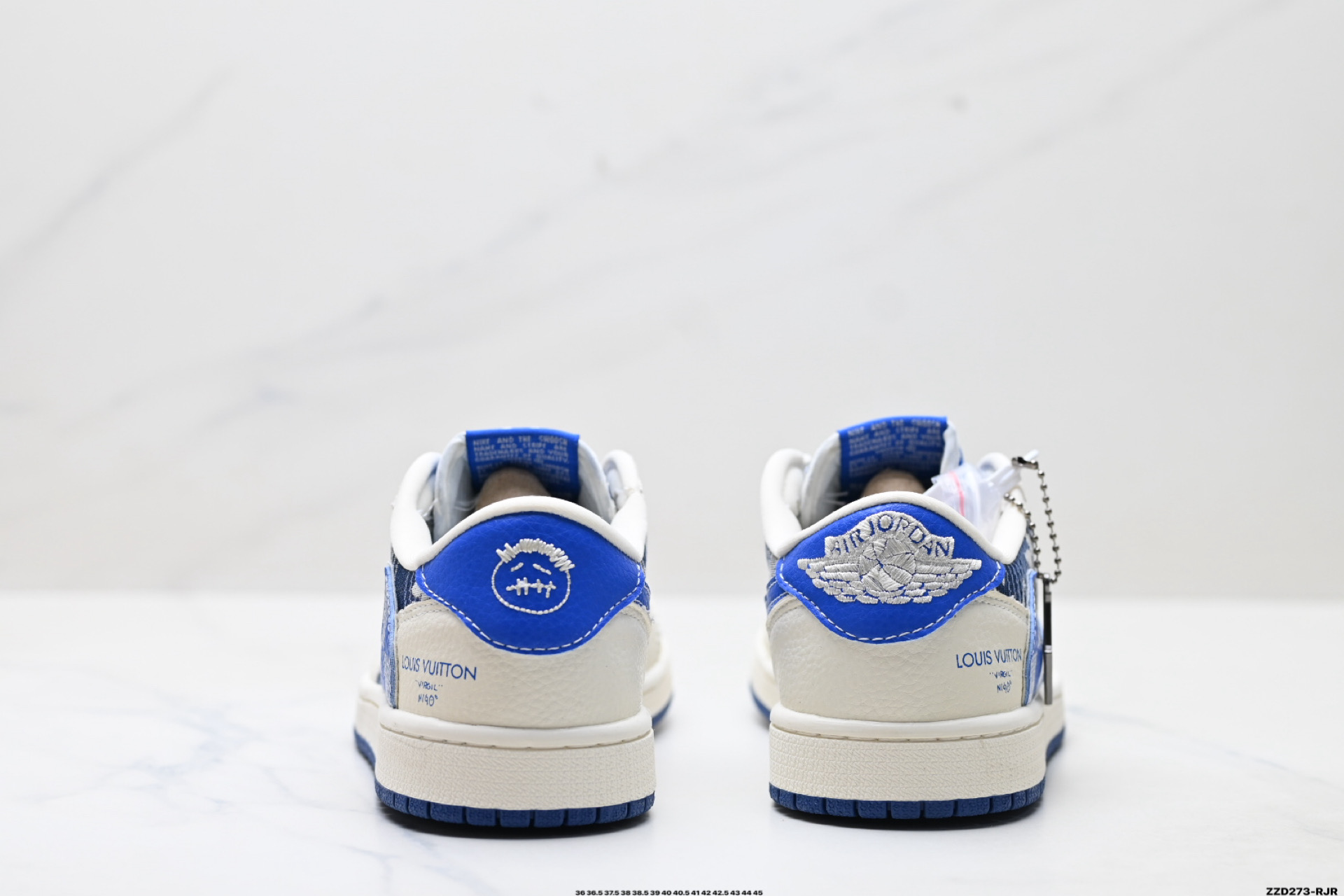 Nike Air Jordan 1 x Travis Scott AJ1倒勾 乔一倒钩 ‘DIY’定制 耐克 低帮文化篮球鞋 XS2025-075