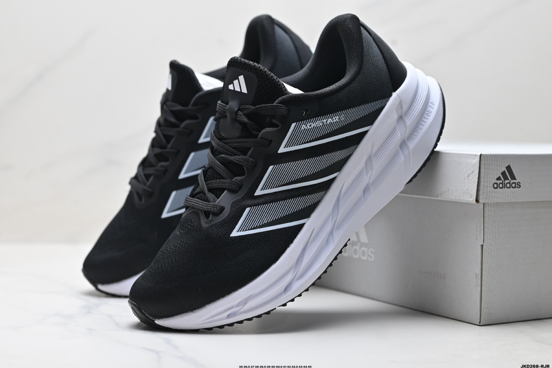 Adidas ADISTAR 阿迪达斯 舒适时尚 网布防滑耐磨 低帮 休闲跑步鞋 ID6182