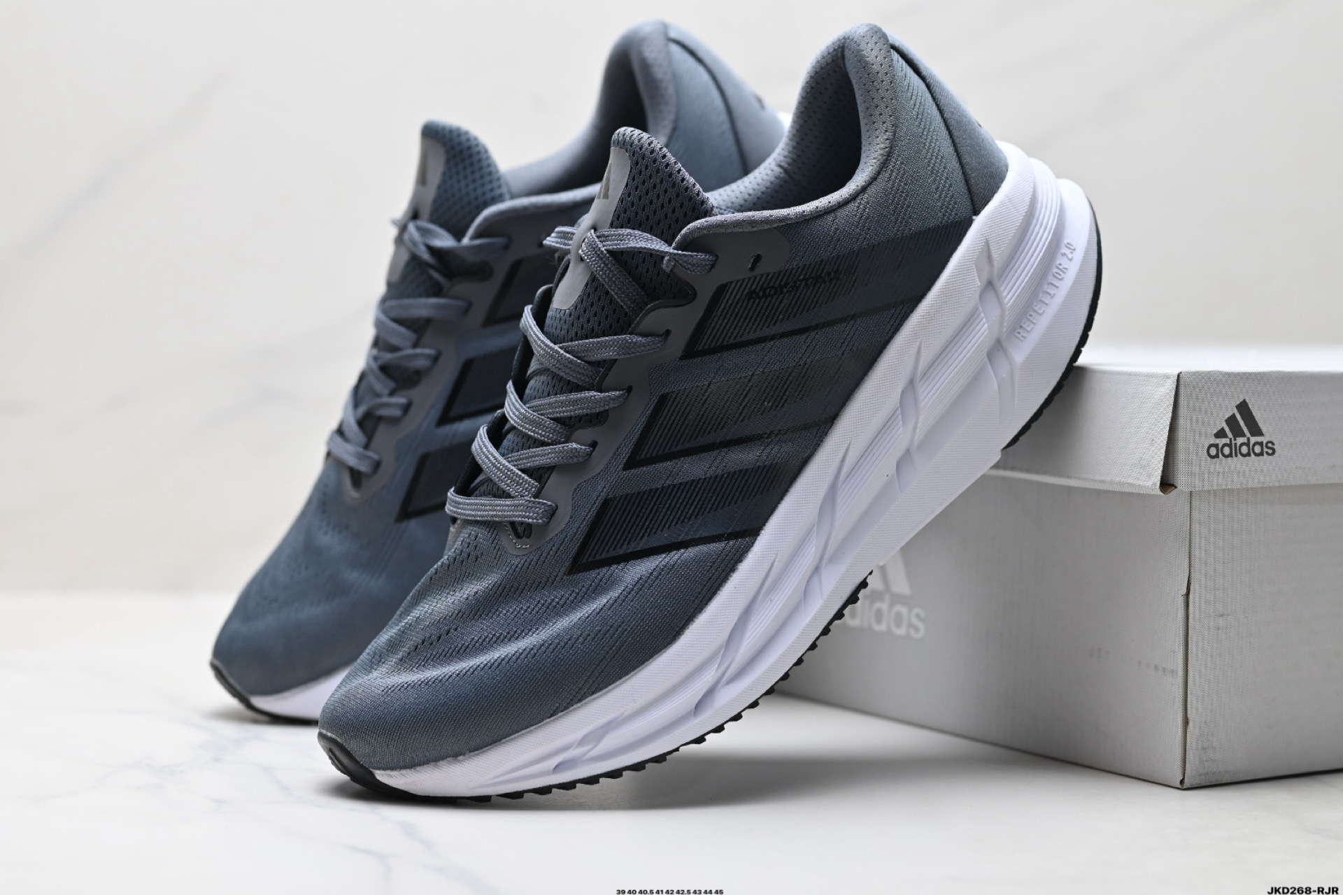 Adidas ADISTAR 阿迪达斯 舒适时尚 网布防滑耐磨 低帮 休闲跑步鞋 ID6182