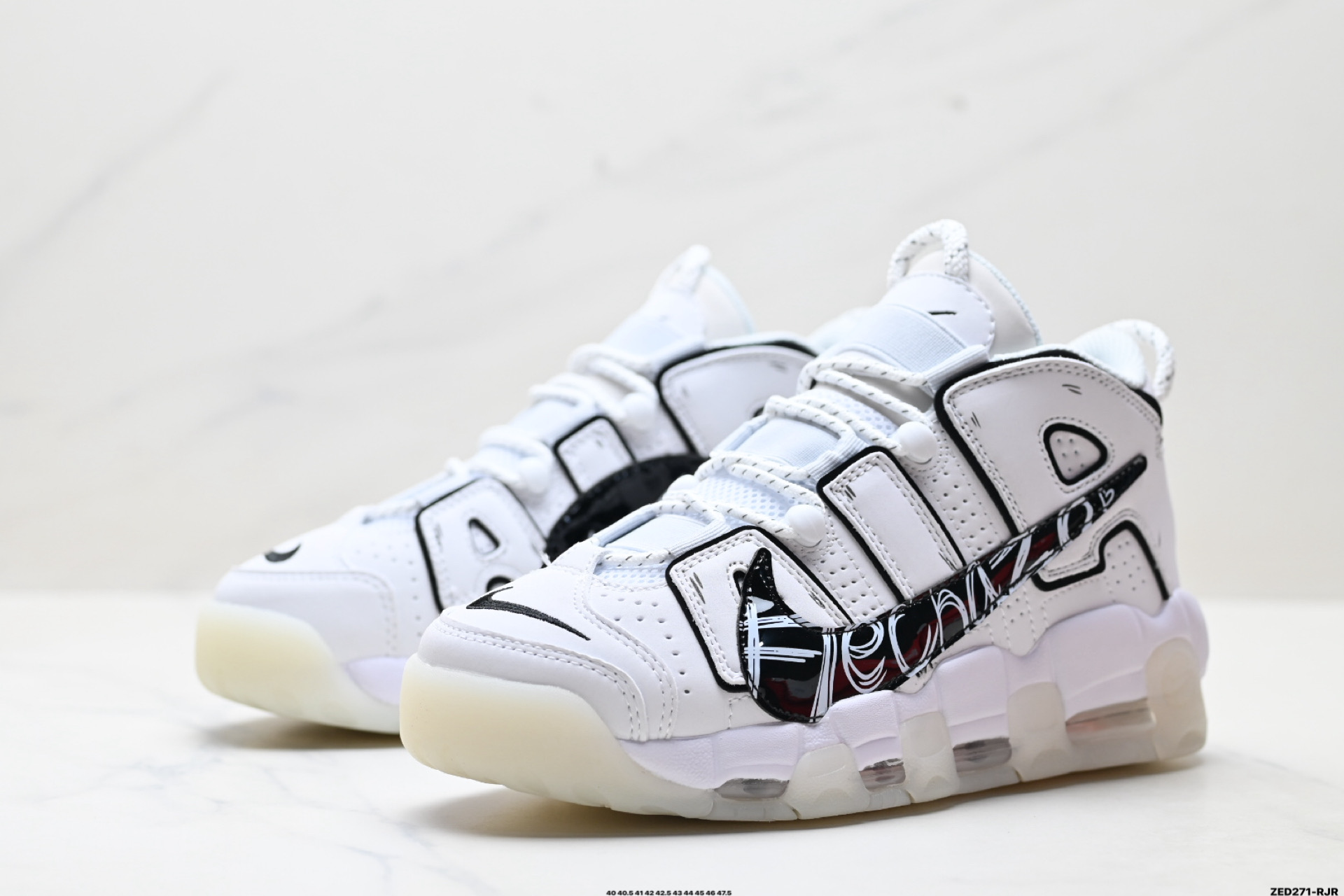 270 Nike Air More Uptempo GS Barely Green 耐克皮蓬初代系列经典高街百搭休闲运动文化篮球鞋 DQ5014-100
