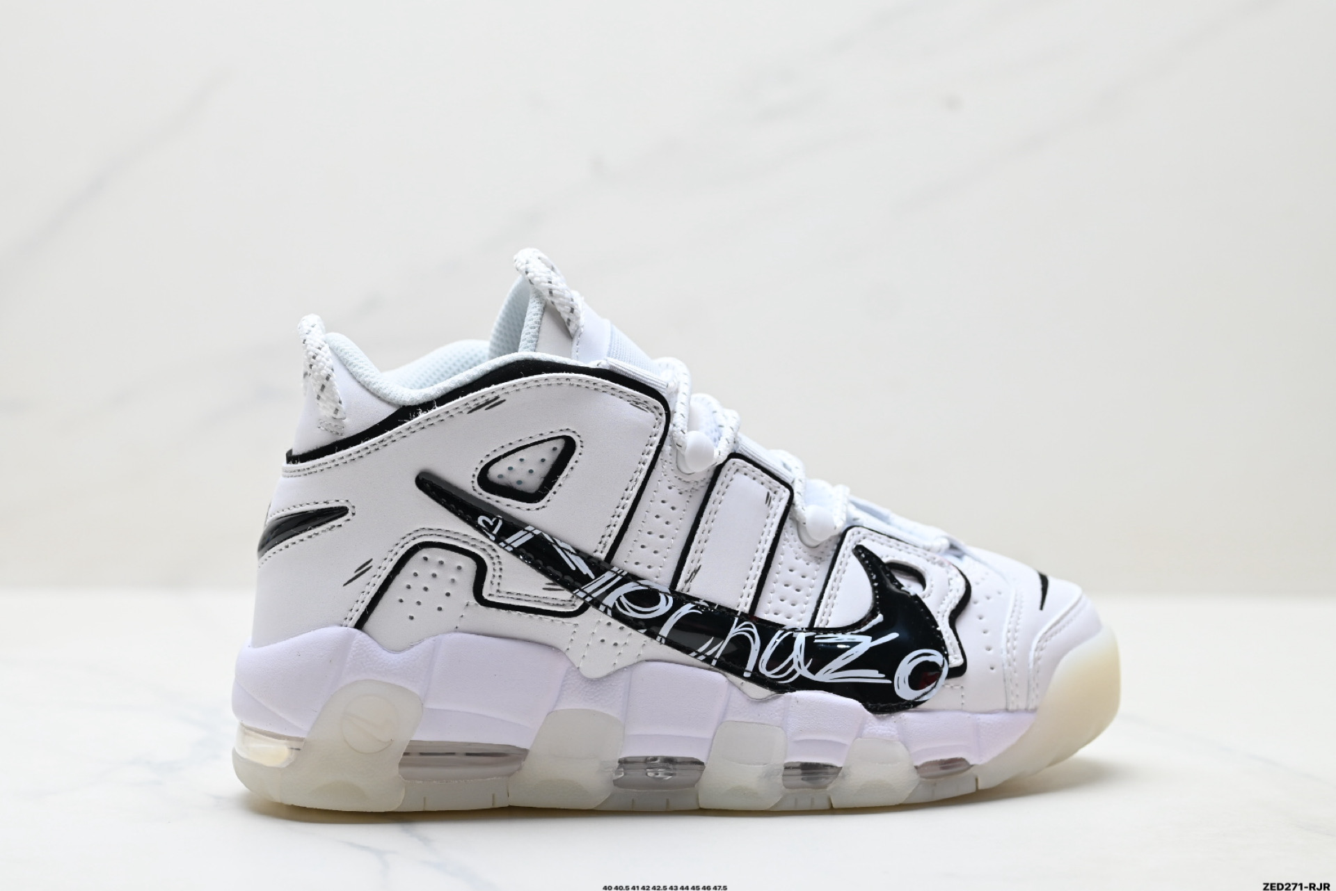 270 Nike Air More Uptempo GS Barely Green 耐克皮蓬初代系列经典高街百搭休闲运动文化篮球鞋 DQ5014-100