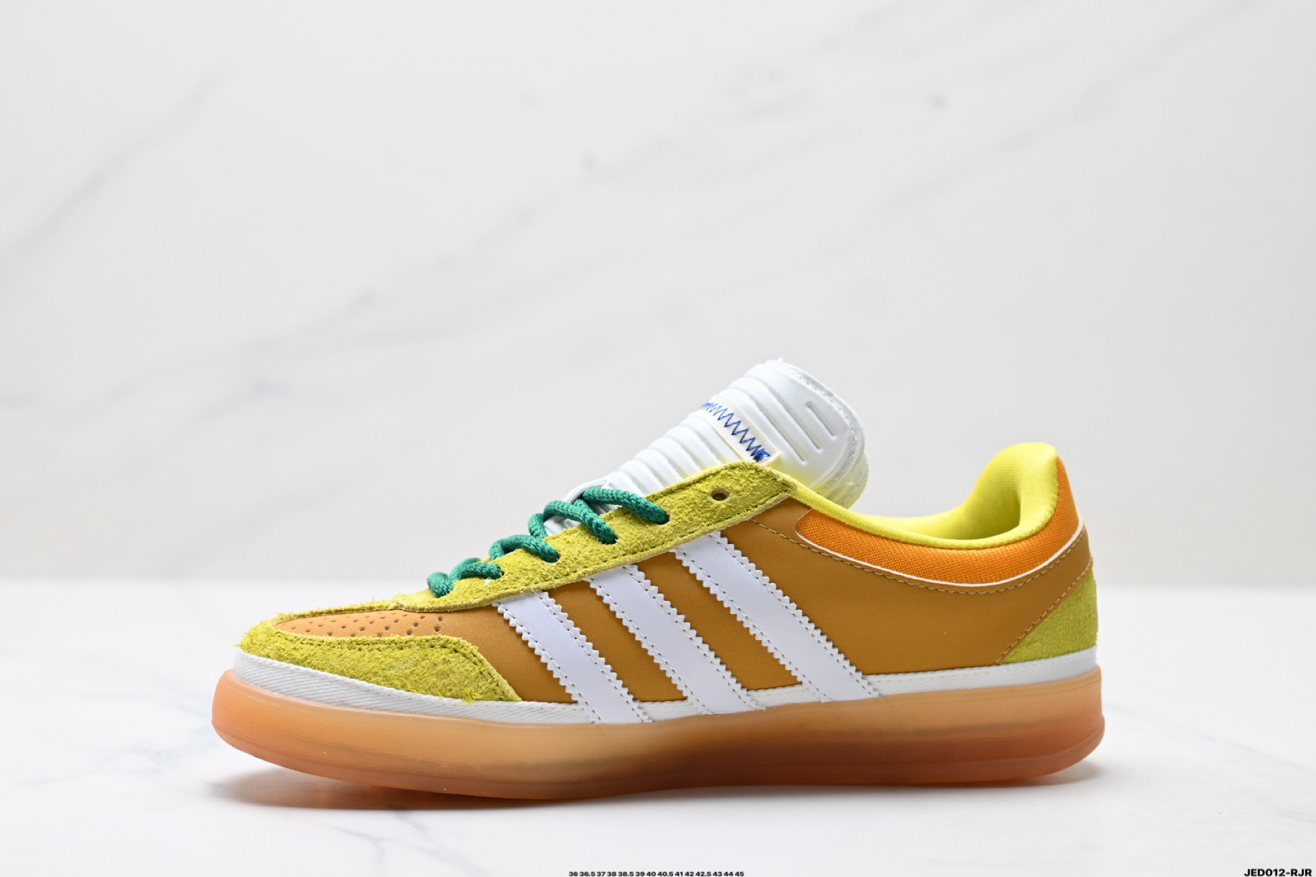 Bad Bunny x Adidas Originals Gazelle INdoor 三叶草休闲防滑耐磨低帮板鞋 JS5051