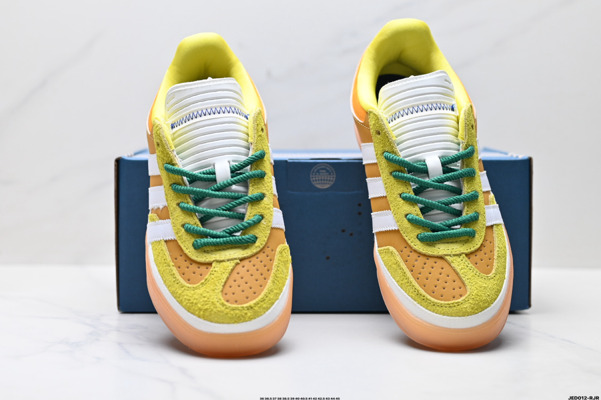 Bad Bunny x Adidas Originals Gazelle INdoor 三叶草休闲防滑耐磨低帮板鞋 JS5051