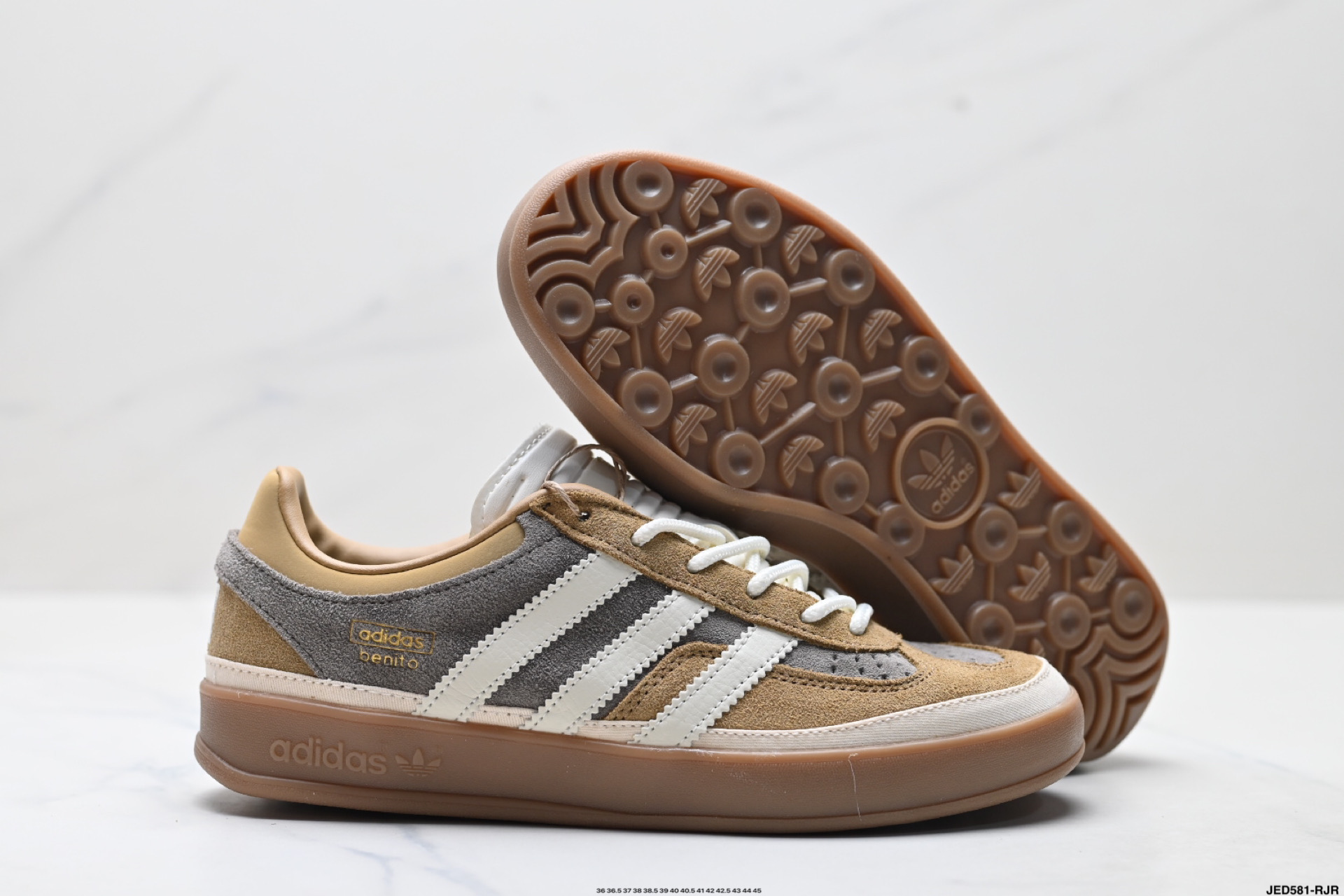 Bad Bunny x Adidas Originals Gazelle INdoor 三叶草休闲防滑耐磨低帮板鞋 JS5055