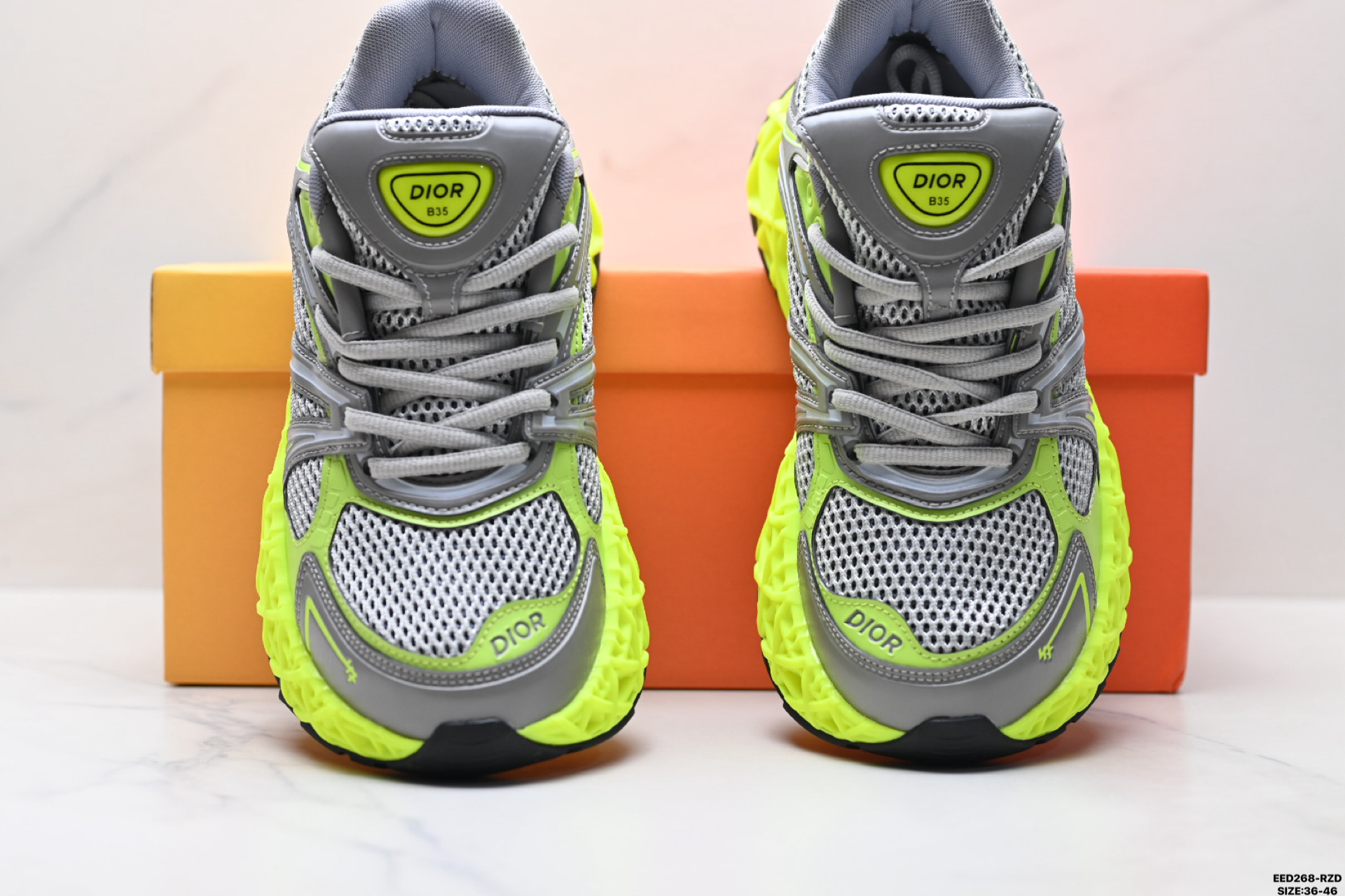 390 纯原DIOR迪奥 B35 圆头系带 低帮 生活休闲鞋